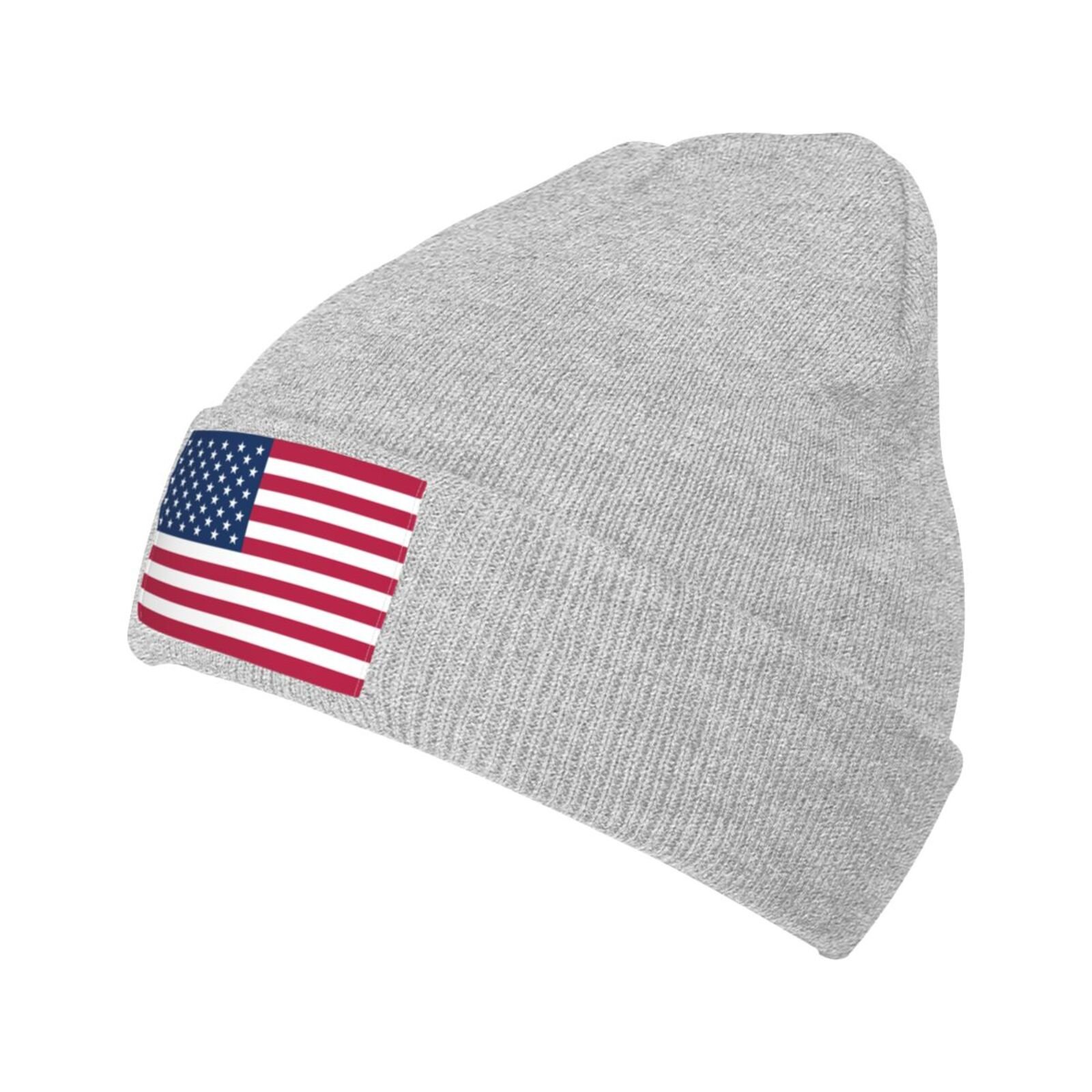 flag of united states knit beanie hat united states flags knitted cap for american usa winter outdoor men women