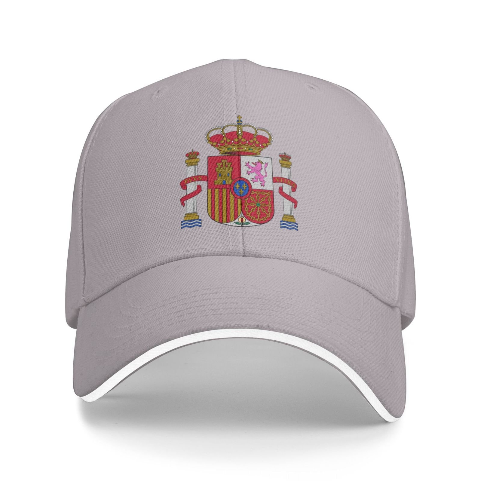 spain national emblem hat support spain coat of arms baseball cap spanish hat for women men adjustable hat