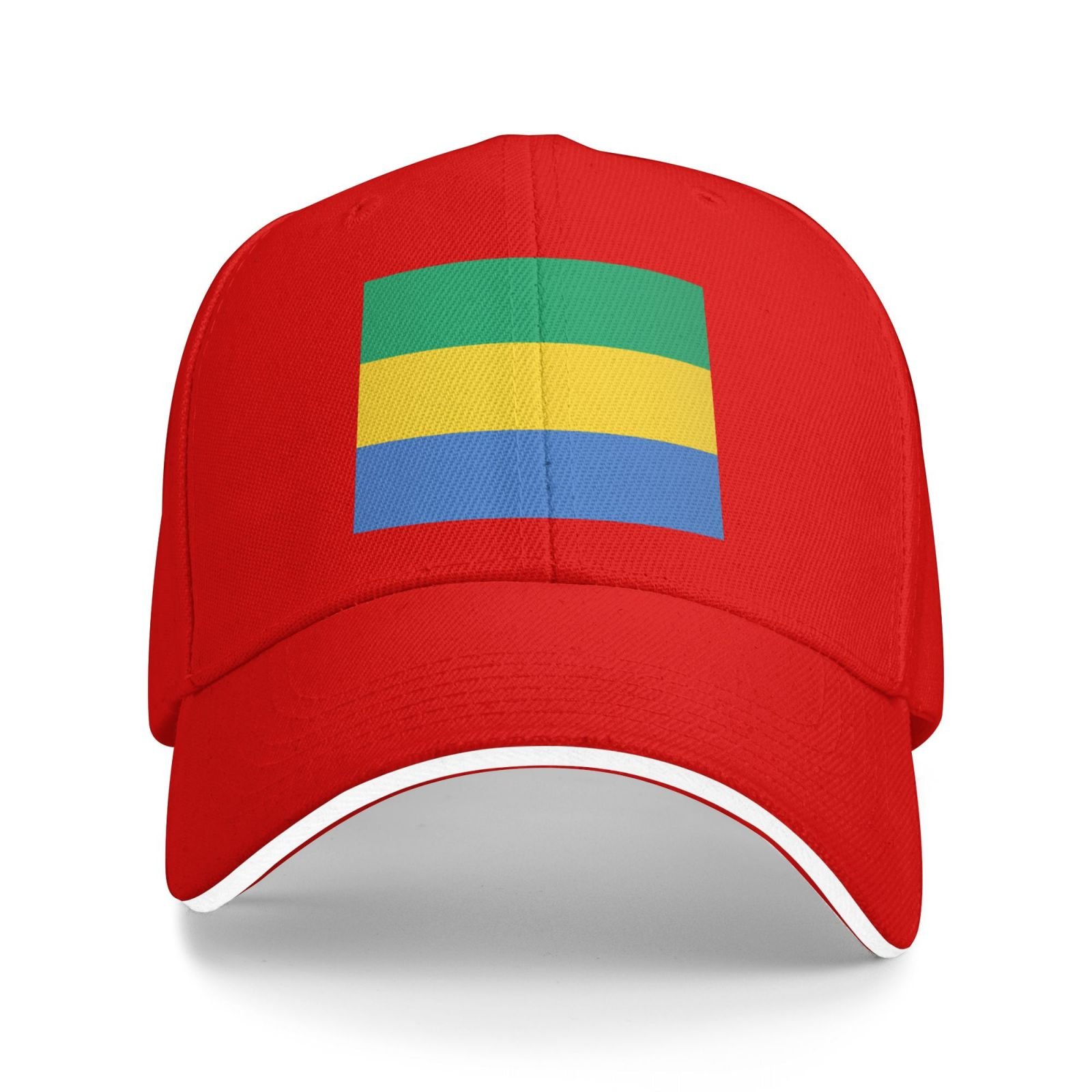 flag of gabon baseball cap stand with gabon hat support gabonese trucker dad hat for men women