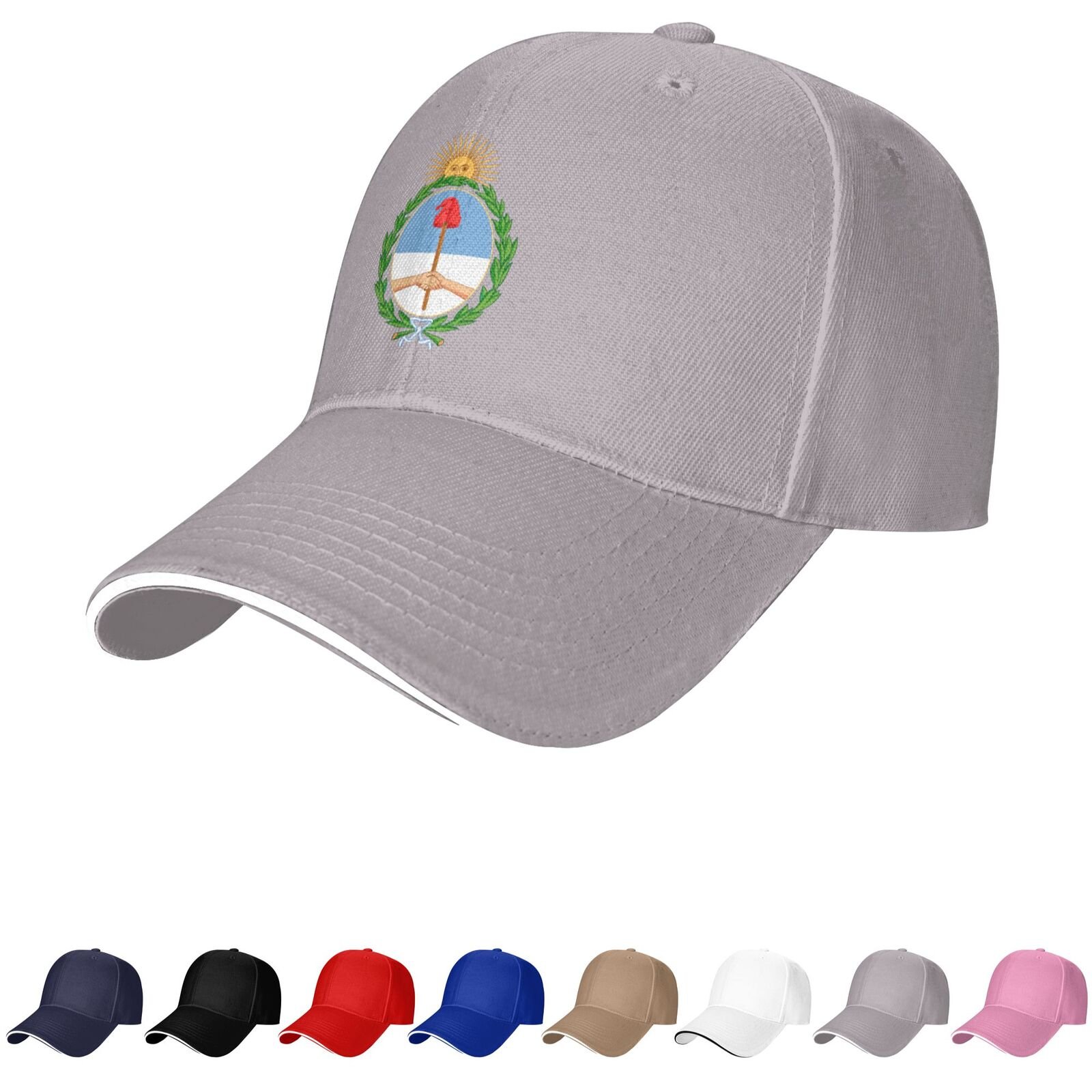 argentina emblem hat argentinean caps for men women coat of arms of argentina baseball cap trucker dad hat