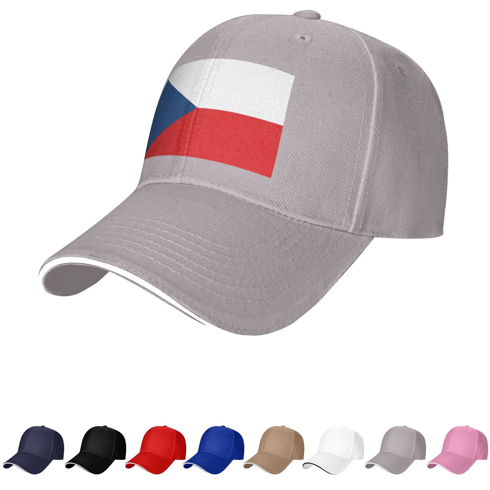 czech flag hat czech caps for men women flag of czech baseball cap trucker dad hat