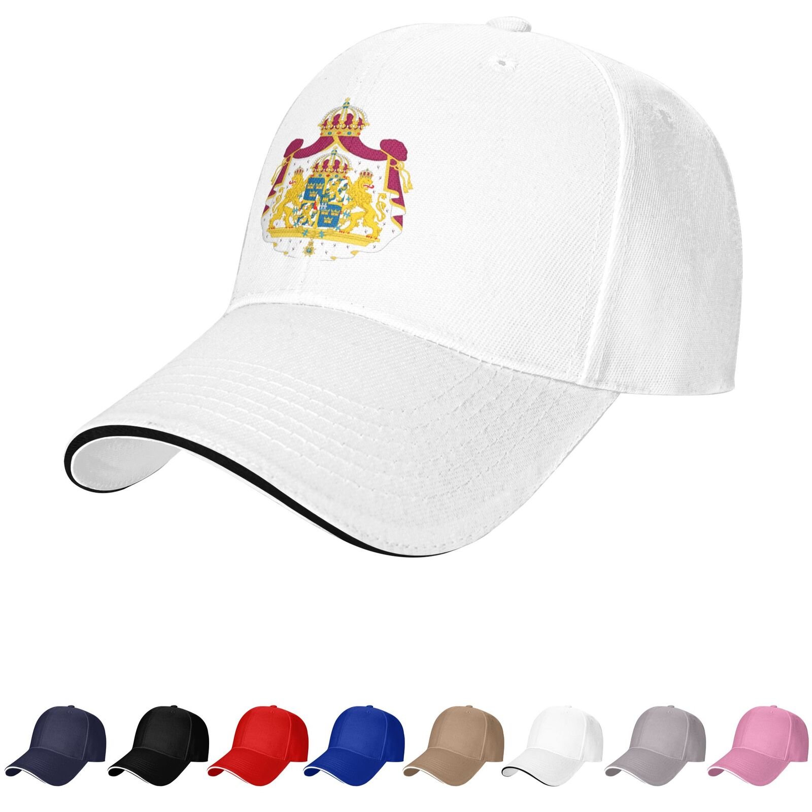 sweden emblem hat swedes caps for men women coat of arms of sweden baseball cap trucker dad hat