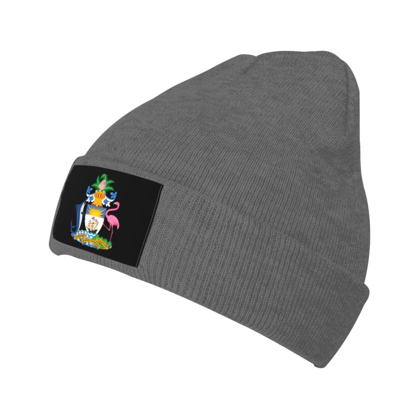 coat of arms of bahamas knit beanie hat bahamas emblem knitted cap for bahamian winter outdoor men women
