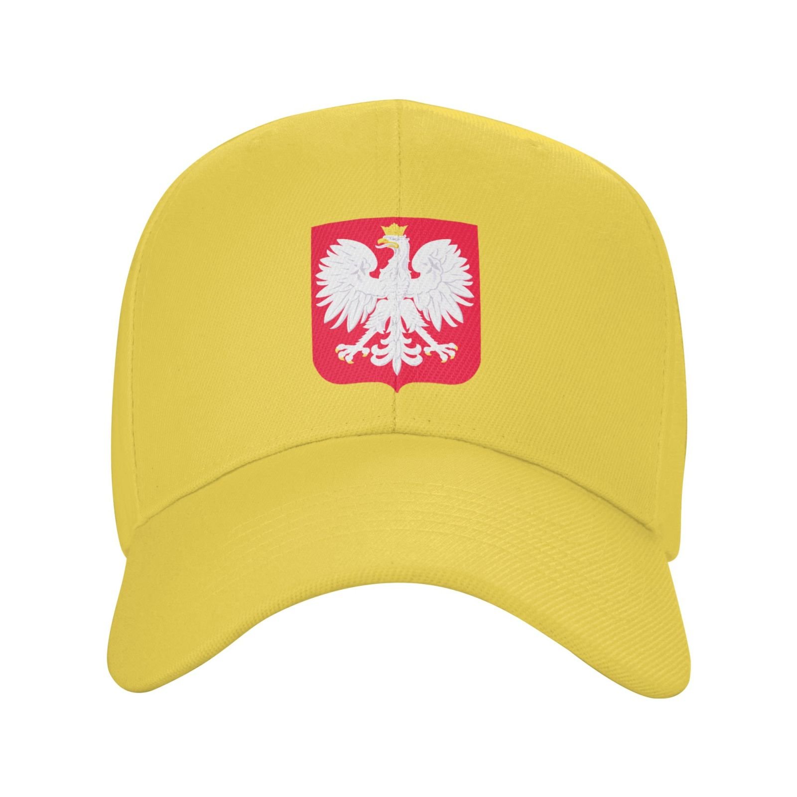 poland hat for men women coat of arms of poland baseball cap adjustable trucker dad hats