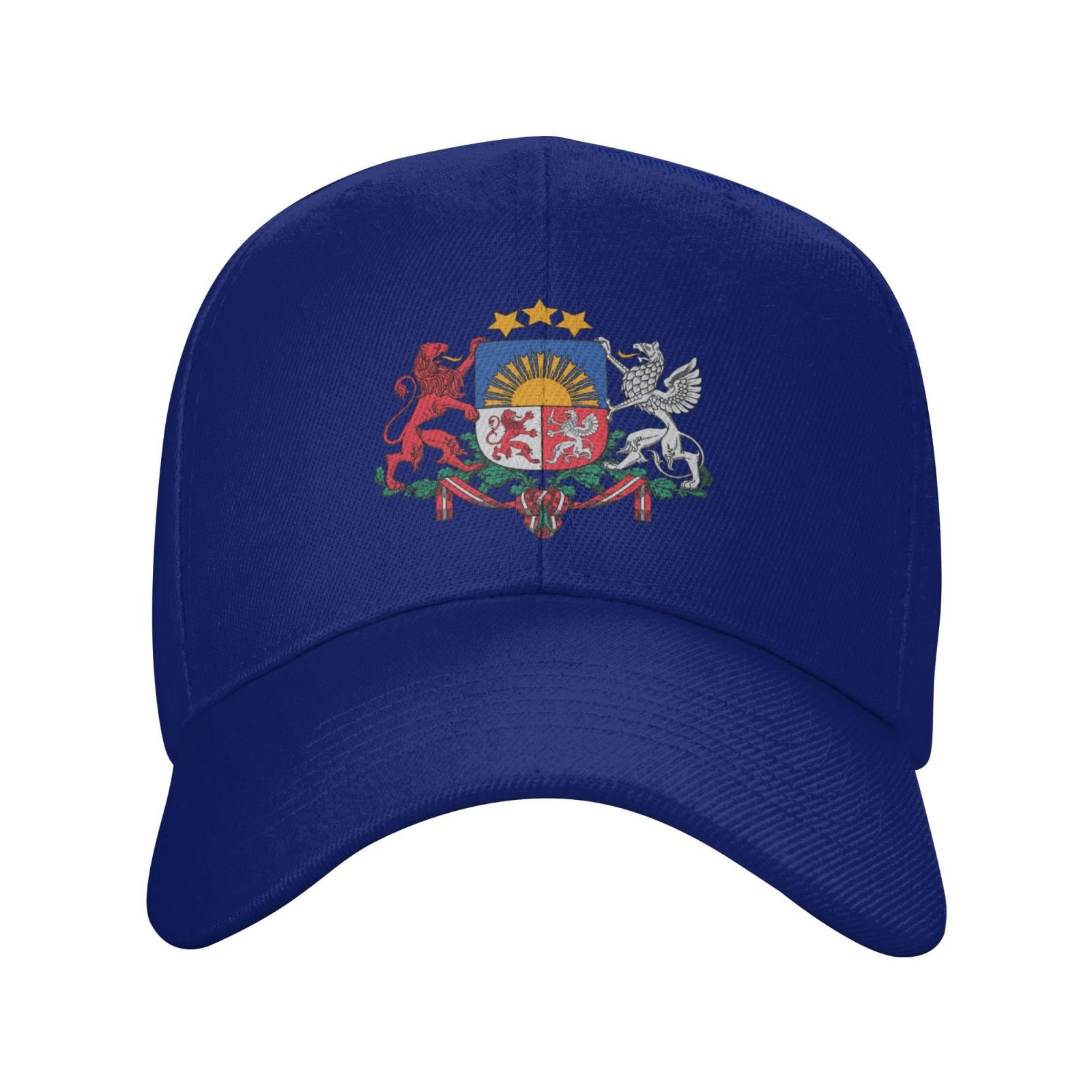 latvia hat for men women coat of arms of latvia baseball cap adjustable trucker dad hats
