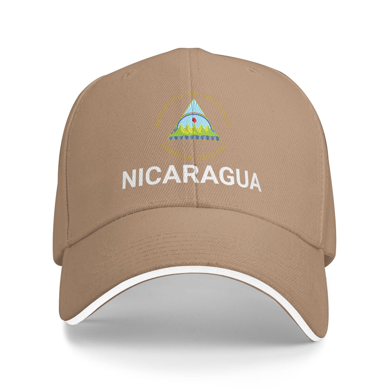 support nicaragua hat nicaraguan caps for men women i stand with nicaragua emblem coat of arms baseball cap