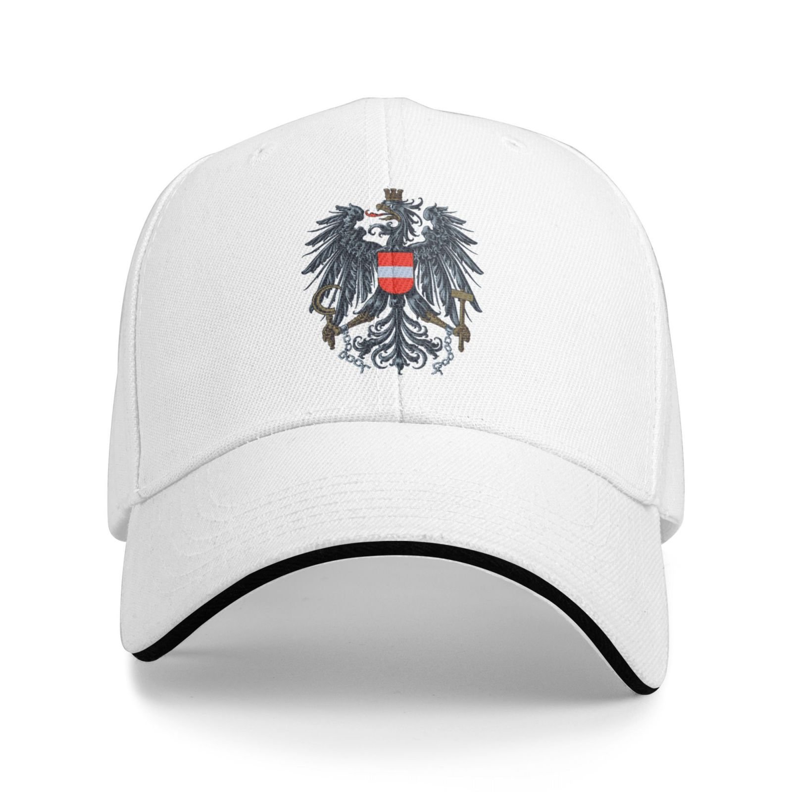 austria national emblem hat support austria coat of arms baseball cap austrian hat for women men adjustable hat