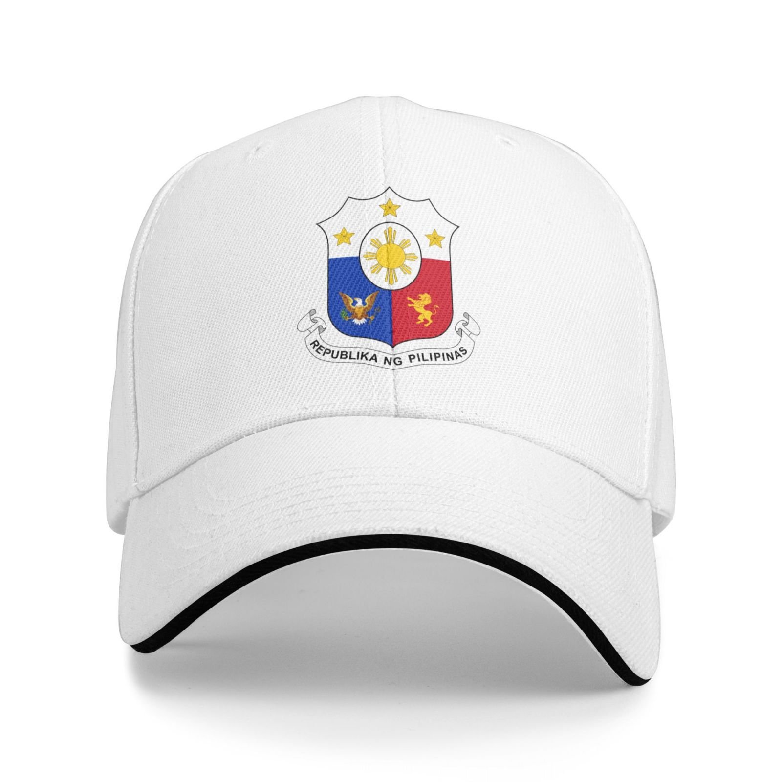 philippines national emblem hat support philippines coat of arms baseball cap filipino hat for women men adjustable hat