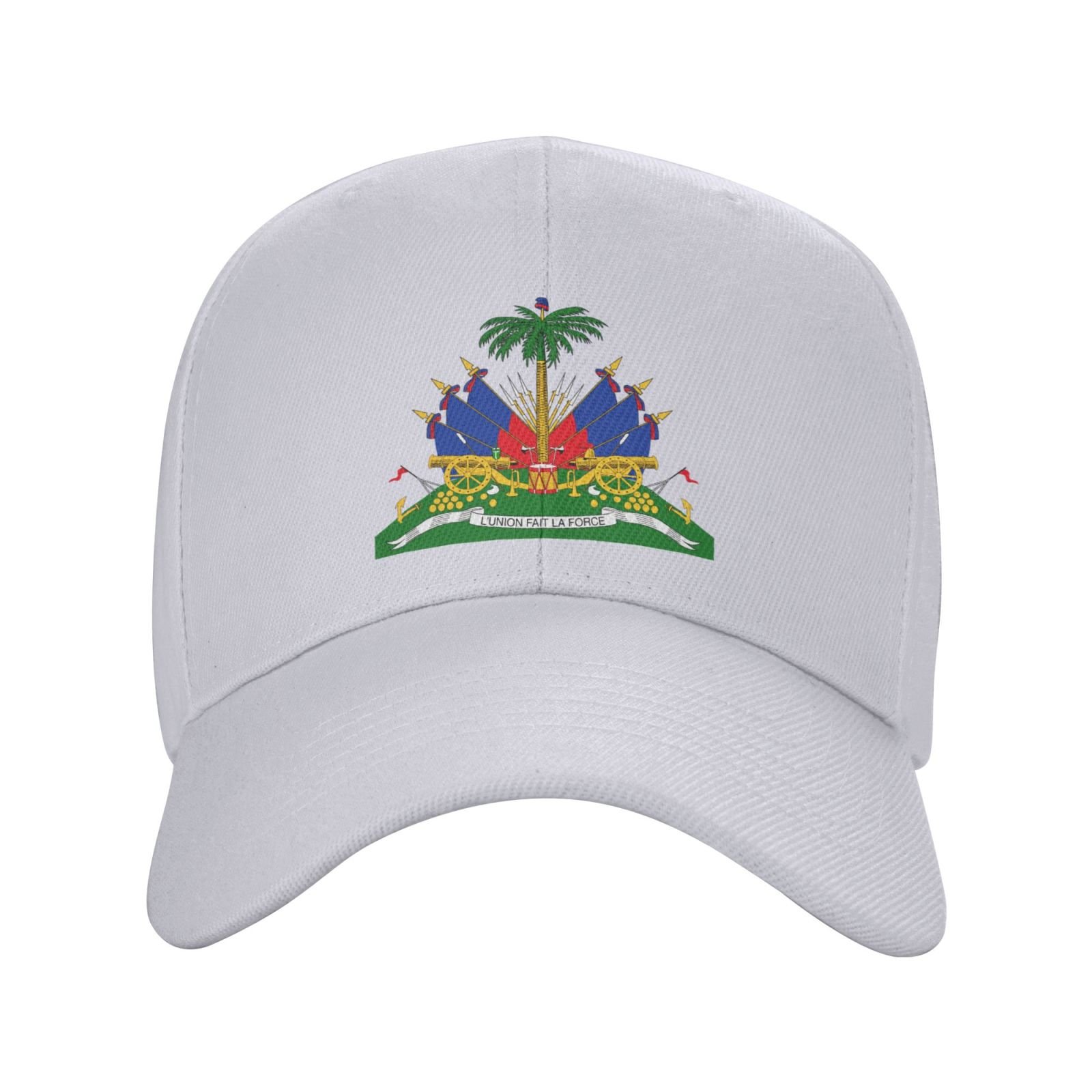 haiti hat for men women coat of arms of haiti baseball cap adjustable trucker dad hats