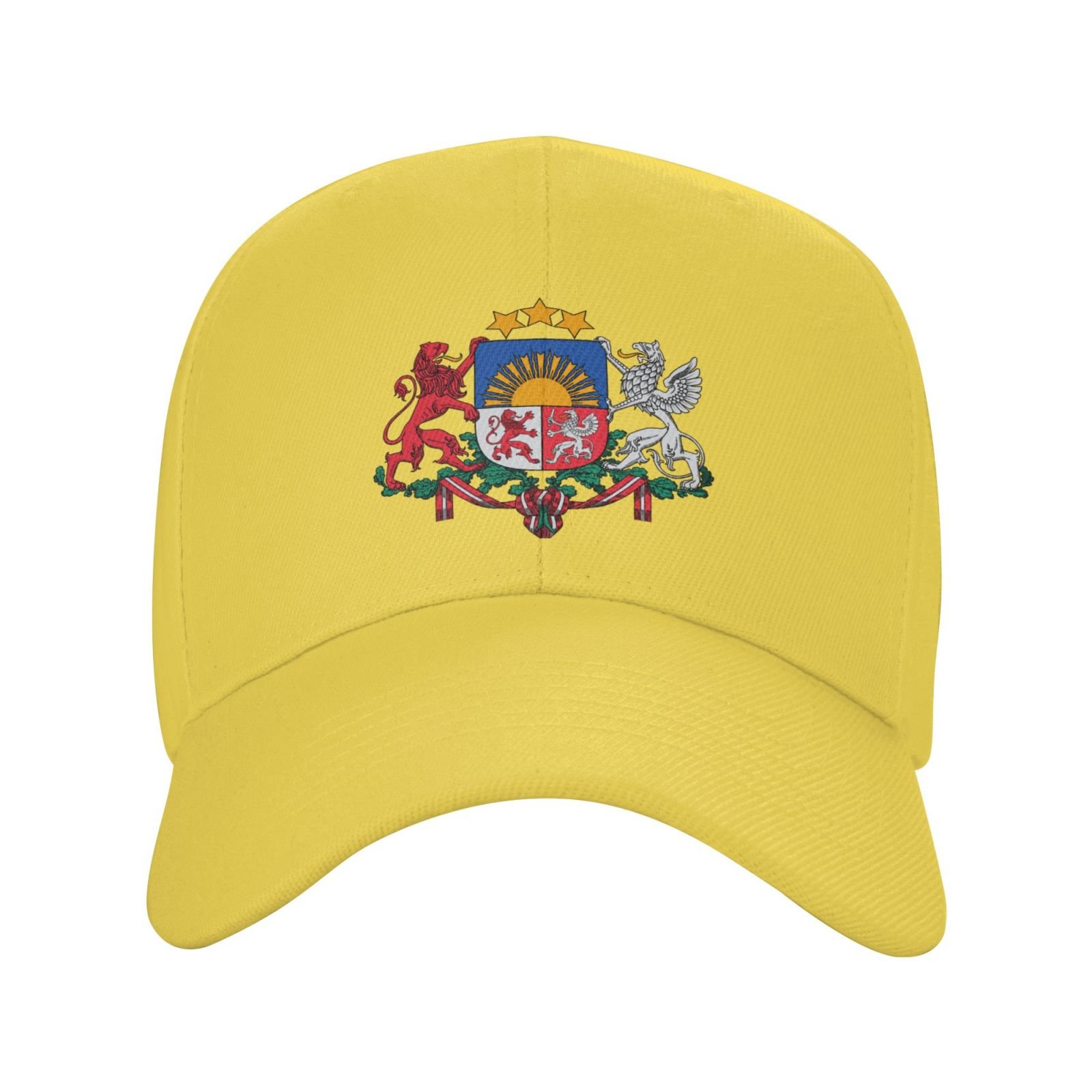latvia hat for men women coat of arms of latvia baseball cap adjustable trucker dad hats