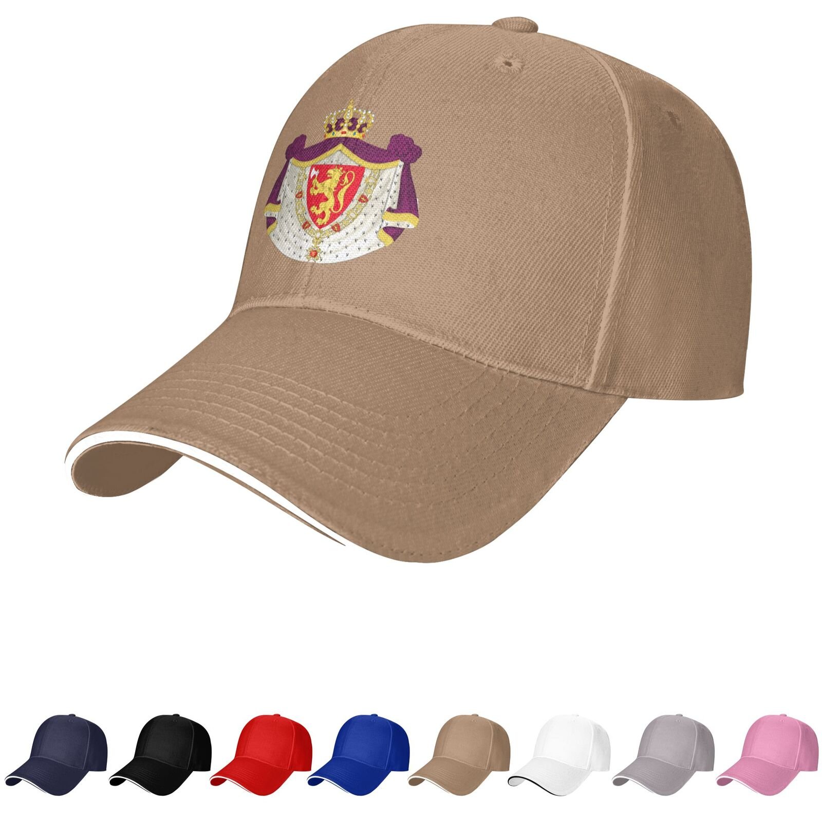 norway emblem hat norwegian caps for men women coat of arms of norway baseball cap trucker dad hat