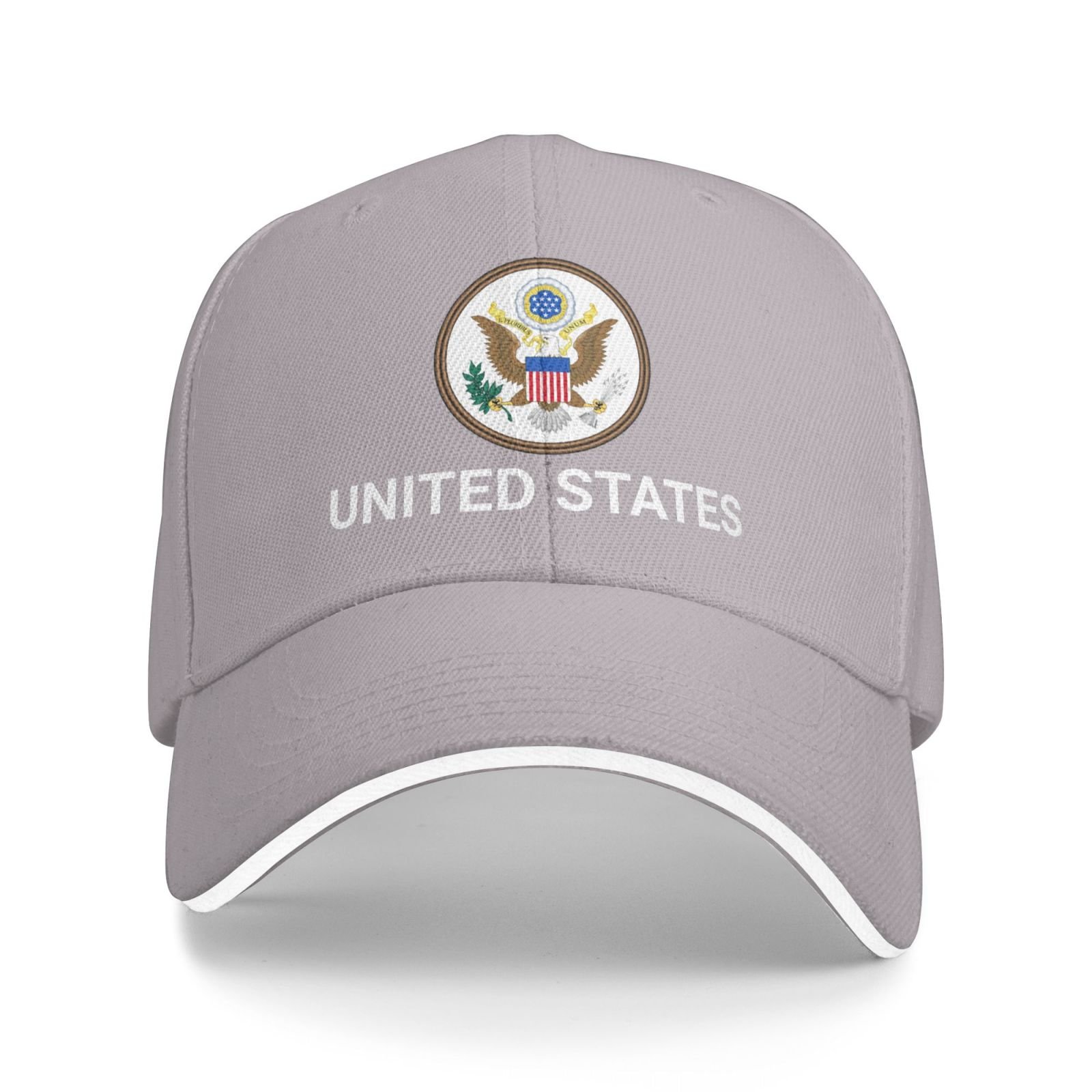 support united states hat american caps for men women i stand with united states emblem coat of arms baseball cap