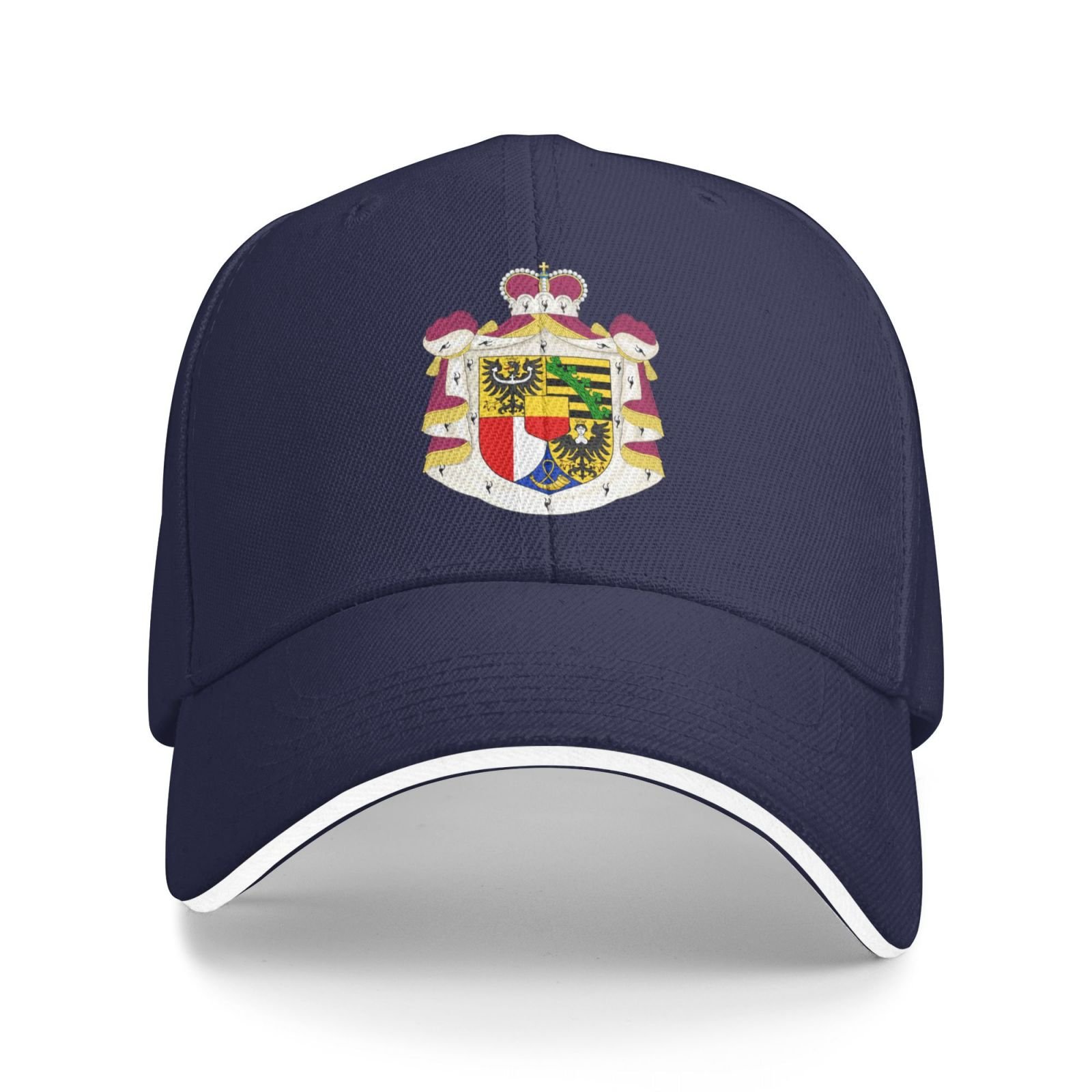liechtenstein national emblem hat support liechtenstein coat of arms baseball cap liechtenstein hat for women men adjustable hat