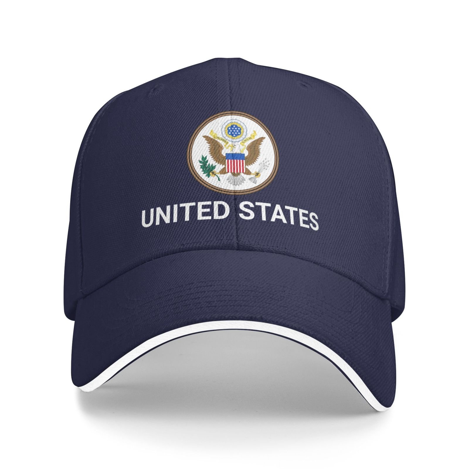 support united states hat american caps for men women i stand with united states emblem coat of arms baseball cap