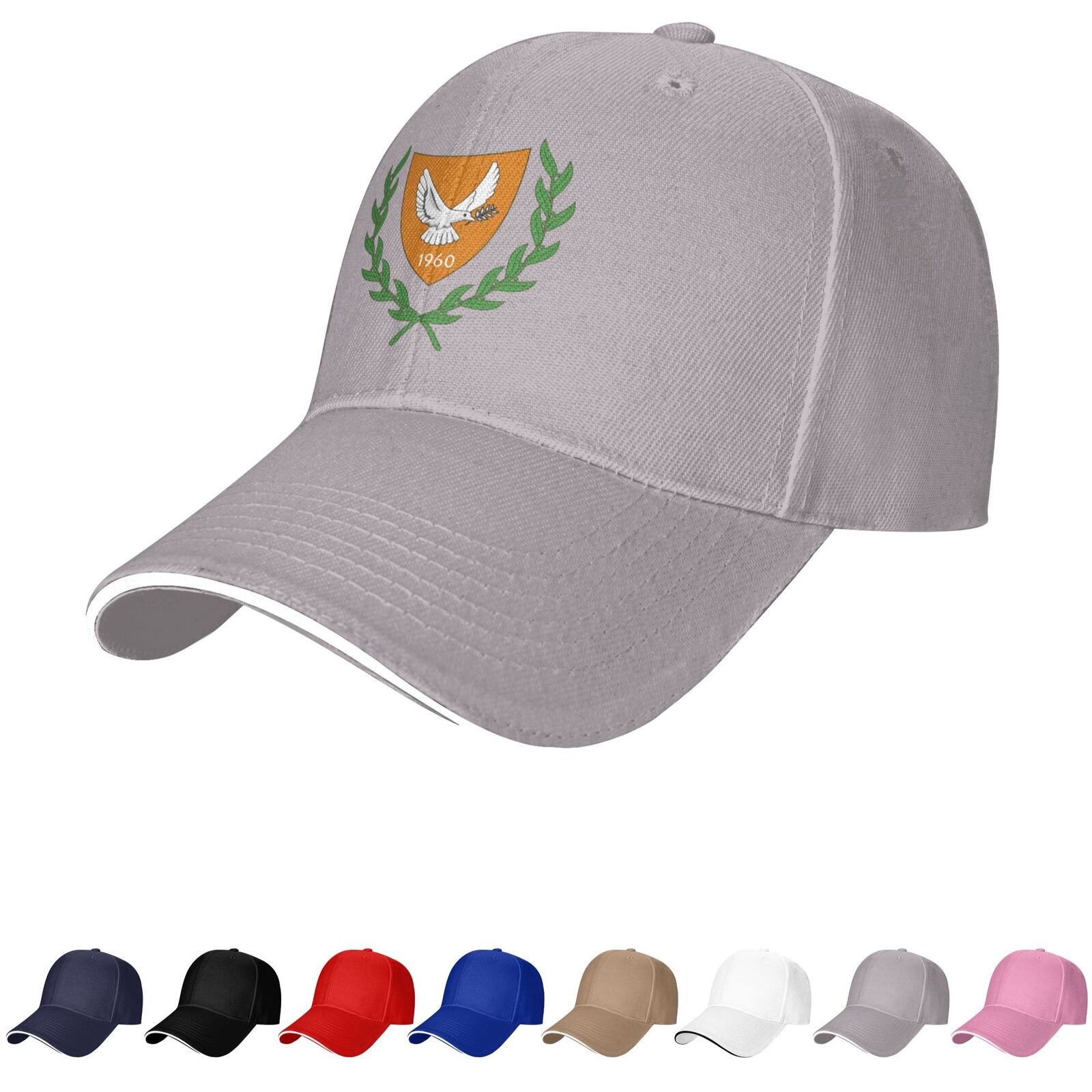 cyprus emblem hat cypriot caps for men women coat of arms of cyprus baseball cap trucker dad hat