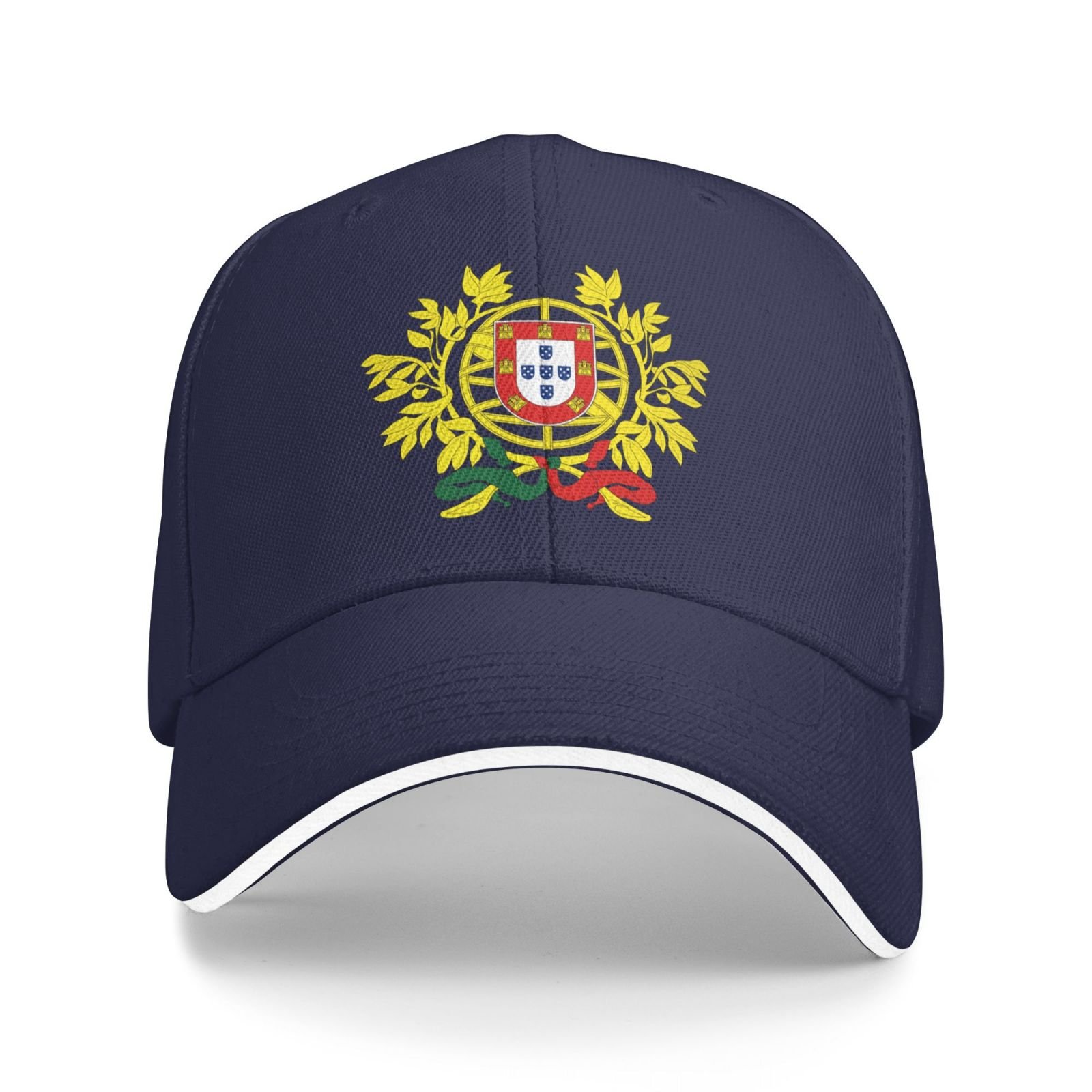 portugal national emblem hat support portugal coat of arms baseball cap portuguese hat for women men adjustable hat
