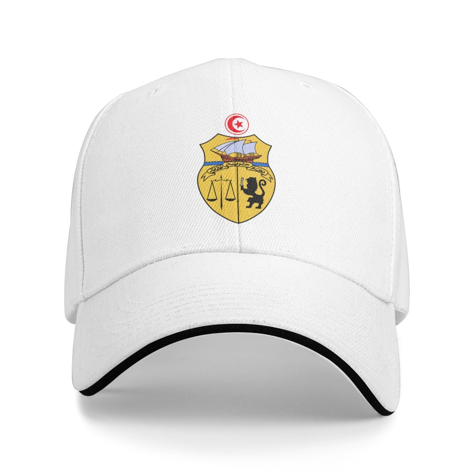 tunisia national emblem hat support tunisia coat of arms baseball cap tunisian hat for women men adjustable hat