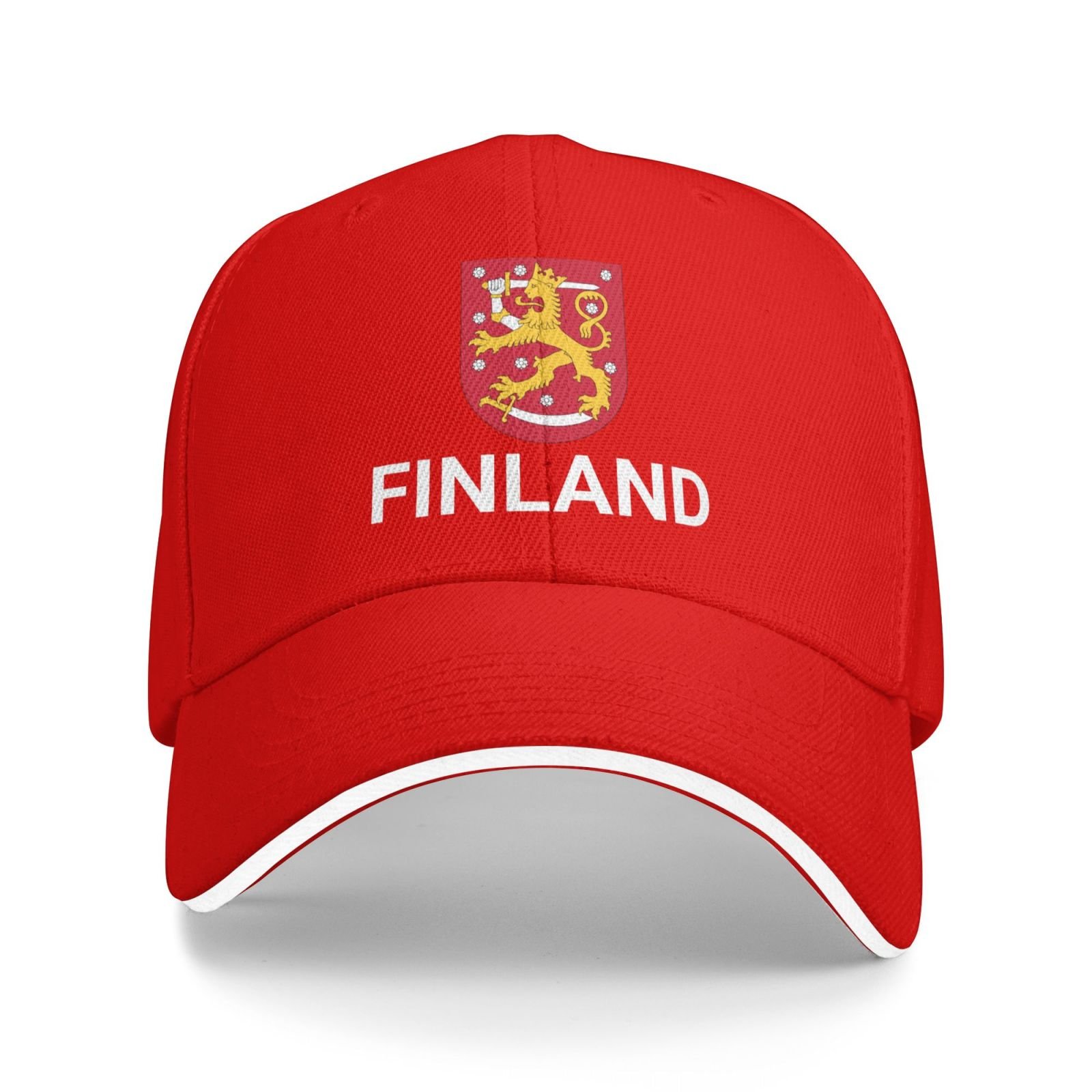 support finland hat finns caps for men women i stand with finland emblem coat of arms baseball cap