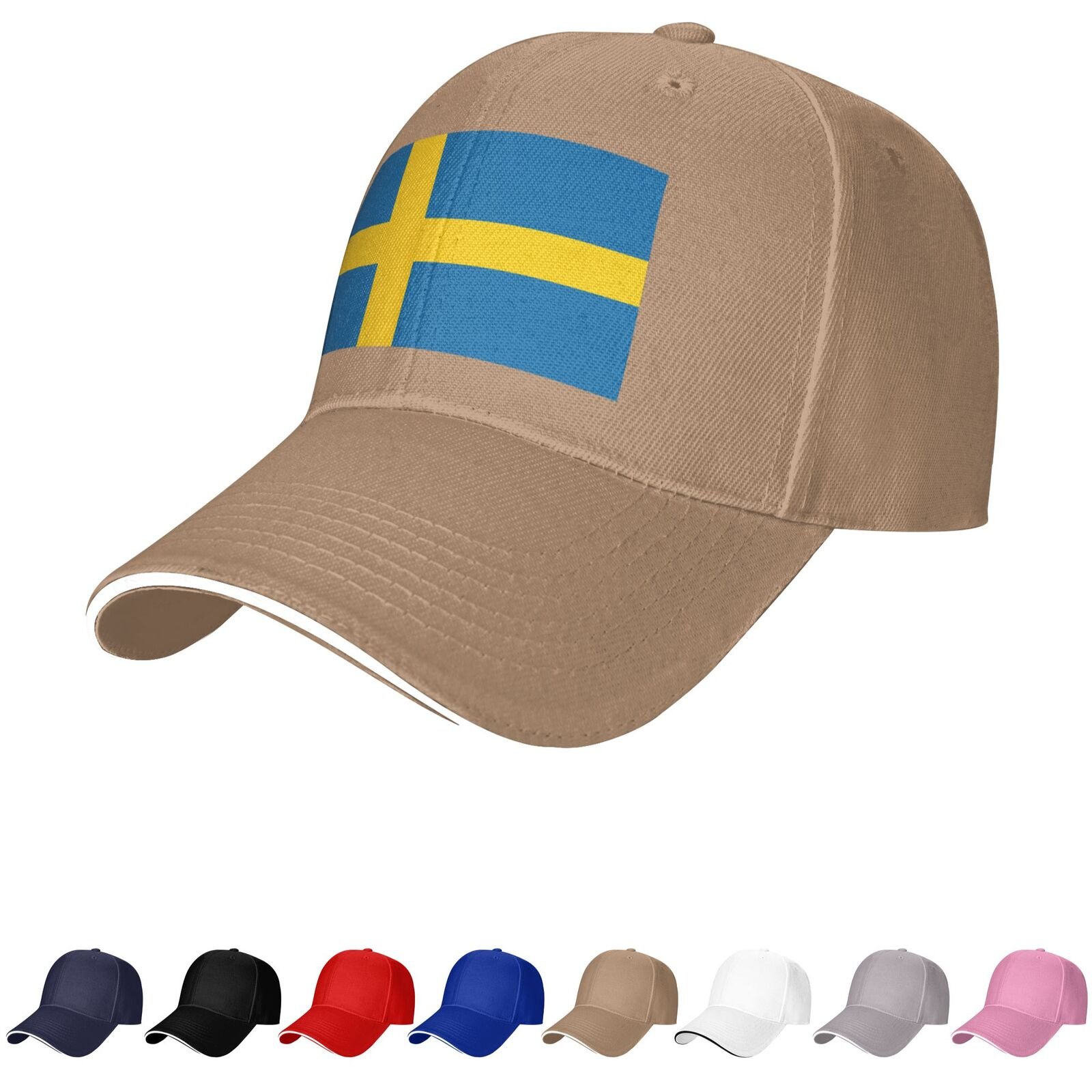 sweden flag hat swedes caps for men women flag of sweden baseball cap trucker dad hat