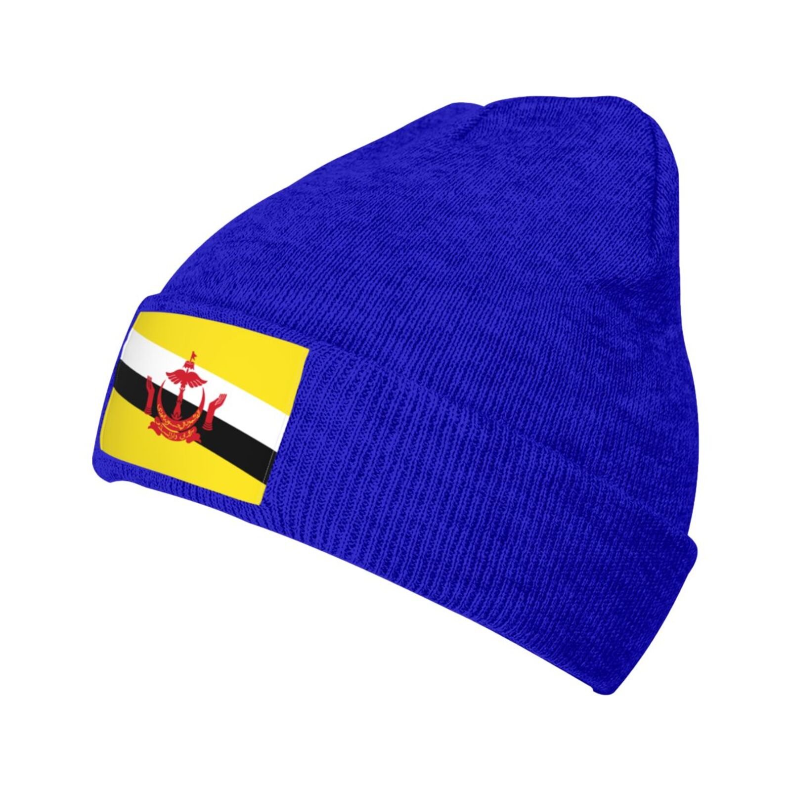 flag of brunei knit beanie hat brunei flags knitted cap for bruneian winter outdoor men women