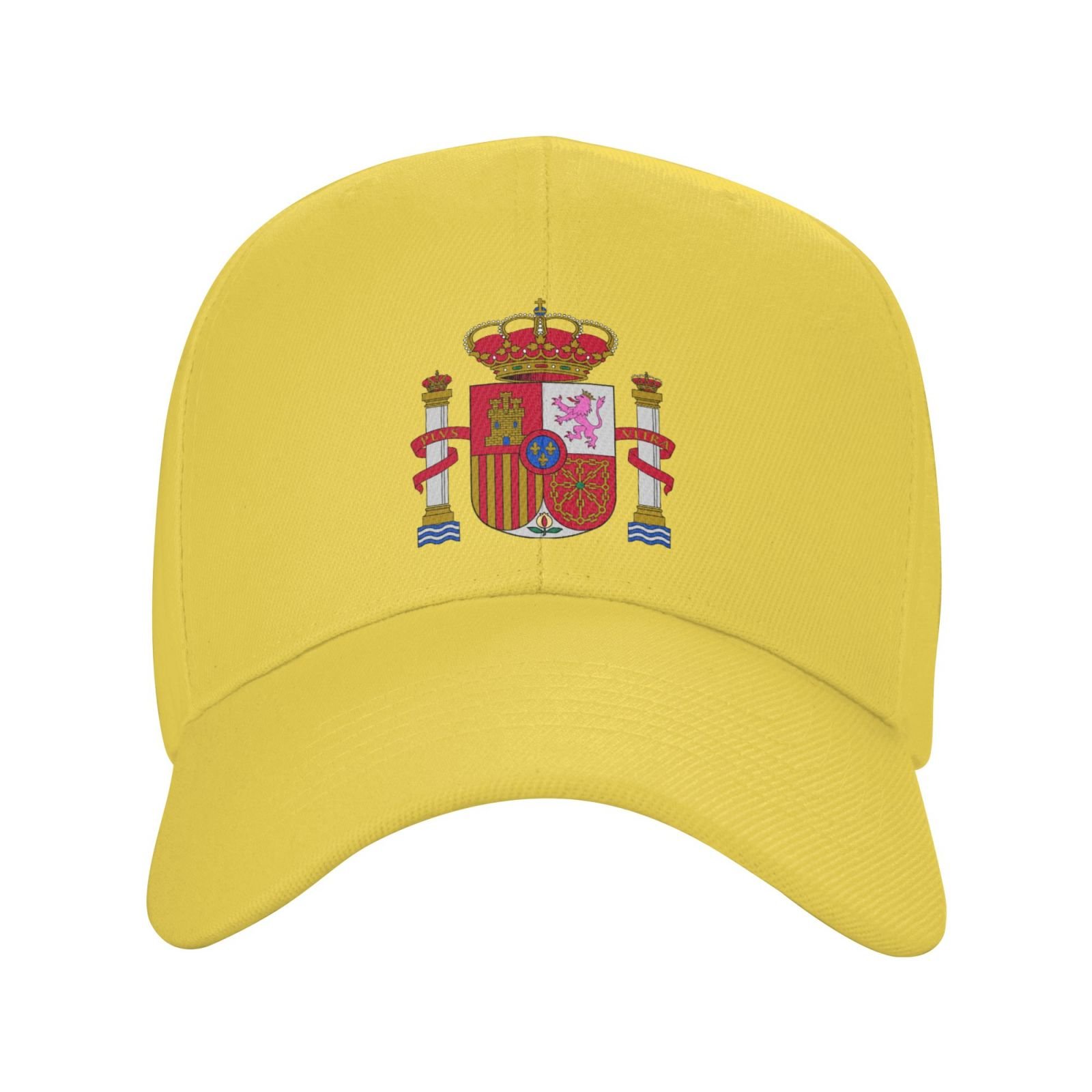 spain hat for men women coat of arms of spain baseball cap adjustable trucker dad hats