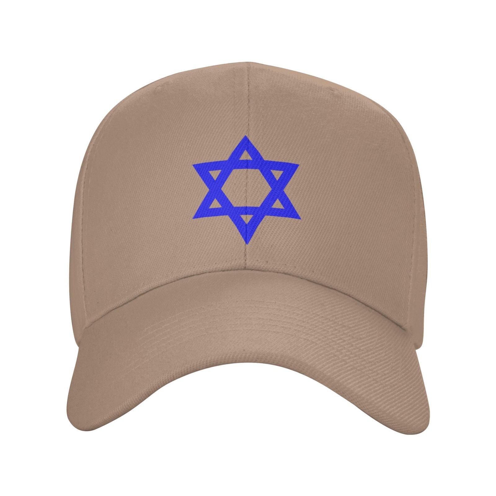 blue star of david hat for men women blue star of david baseball cap adjustable trucker dad hats