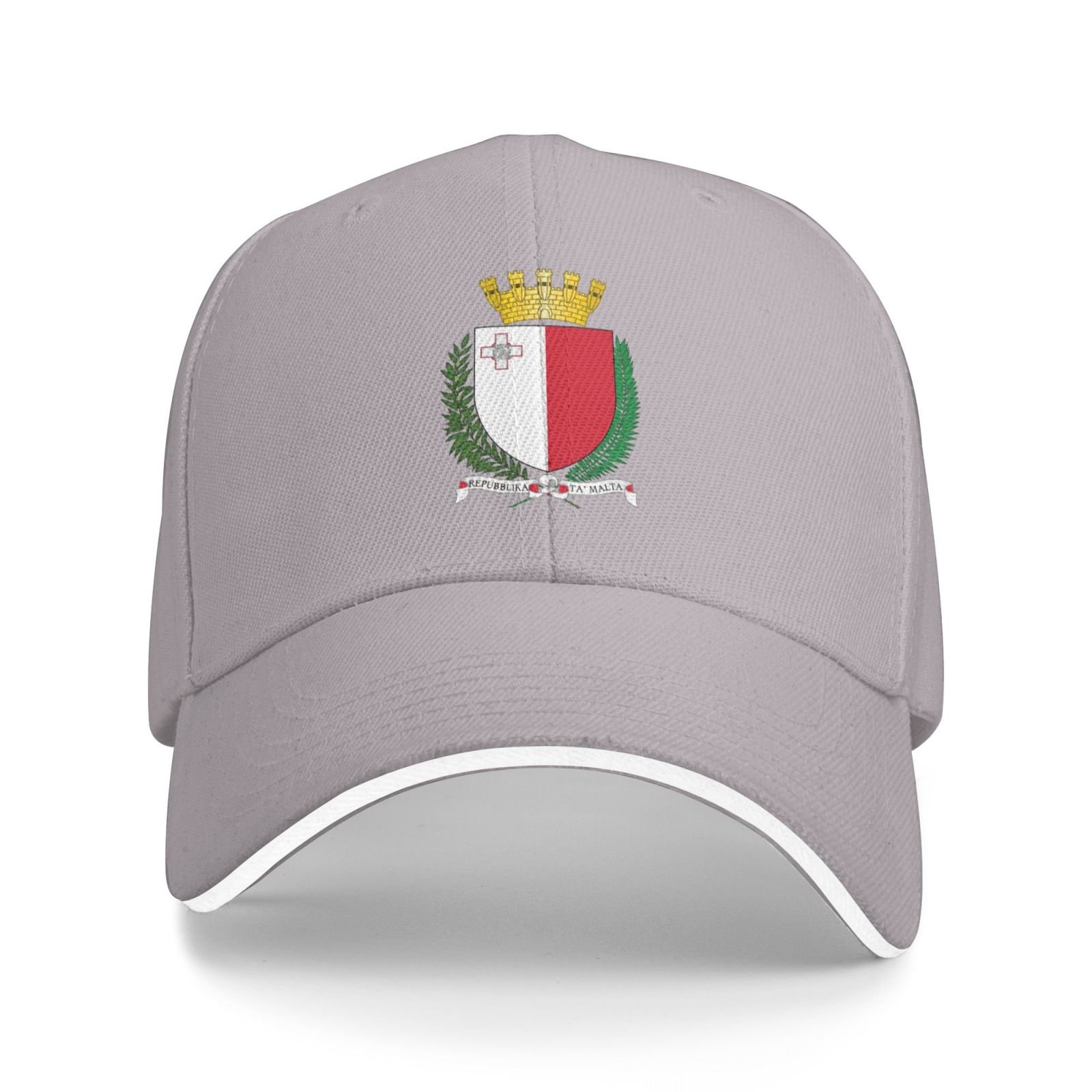 malta national emblem hat support malta coat of arms baseball cap maltese hat for women men adjustable hat