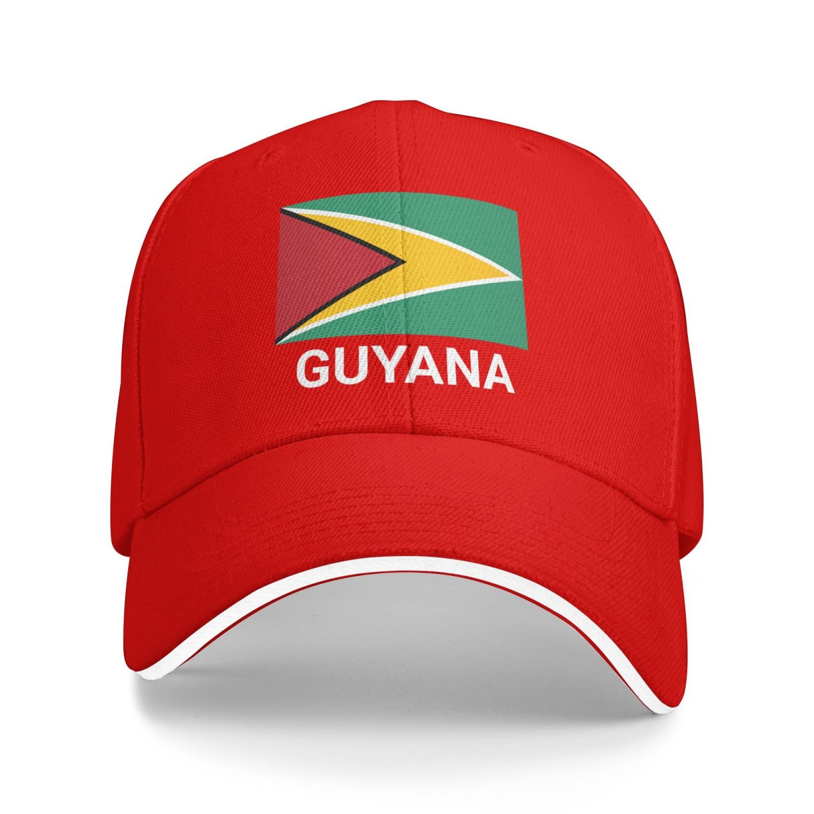support guyana flag hat guyanese caps for men women i stand with guyana baseball cap trucker hat