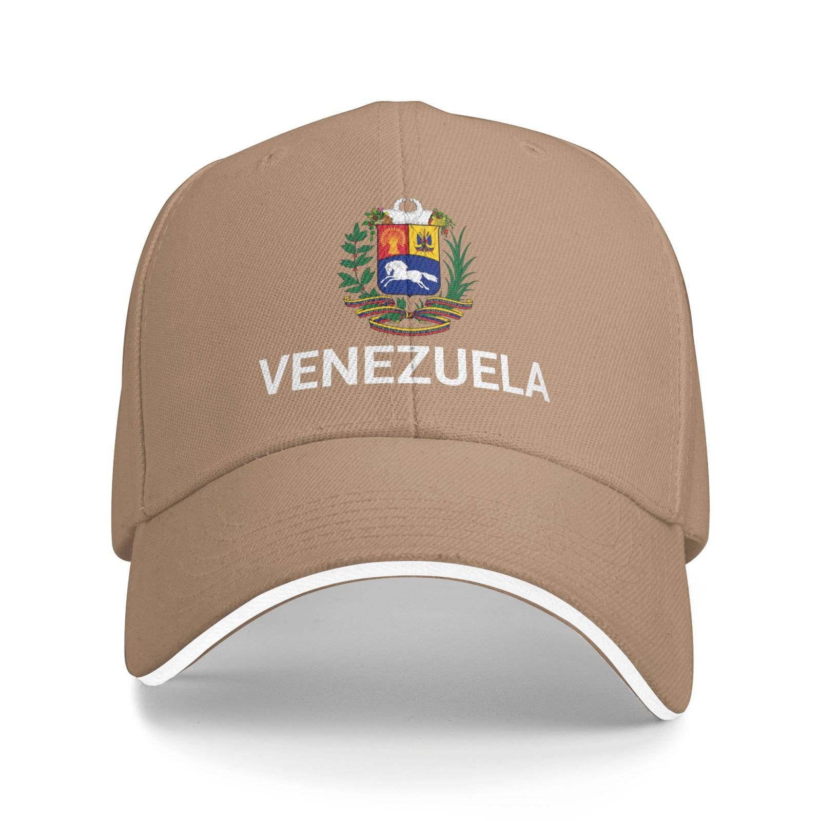 support venezuela hat venezuelan caps for men women i stand with venezuela emblem coat of arms baseball cap