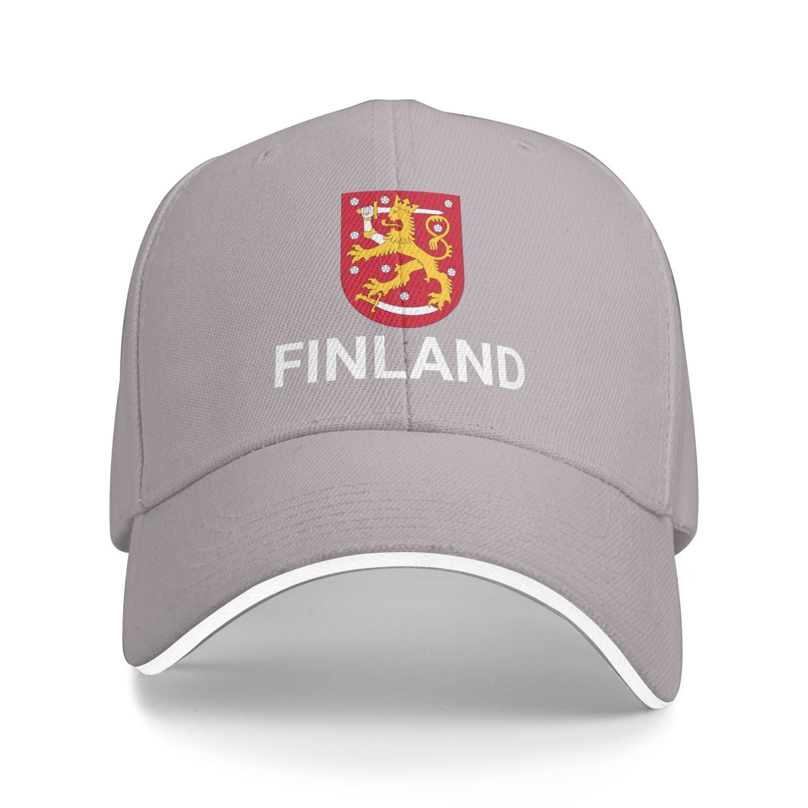 support finland hat finns caps for men women i stand with finland emblem coat of arms baseball cap