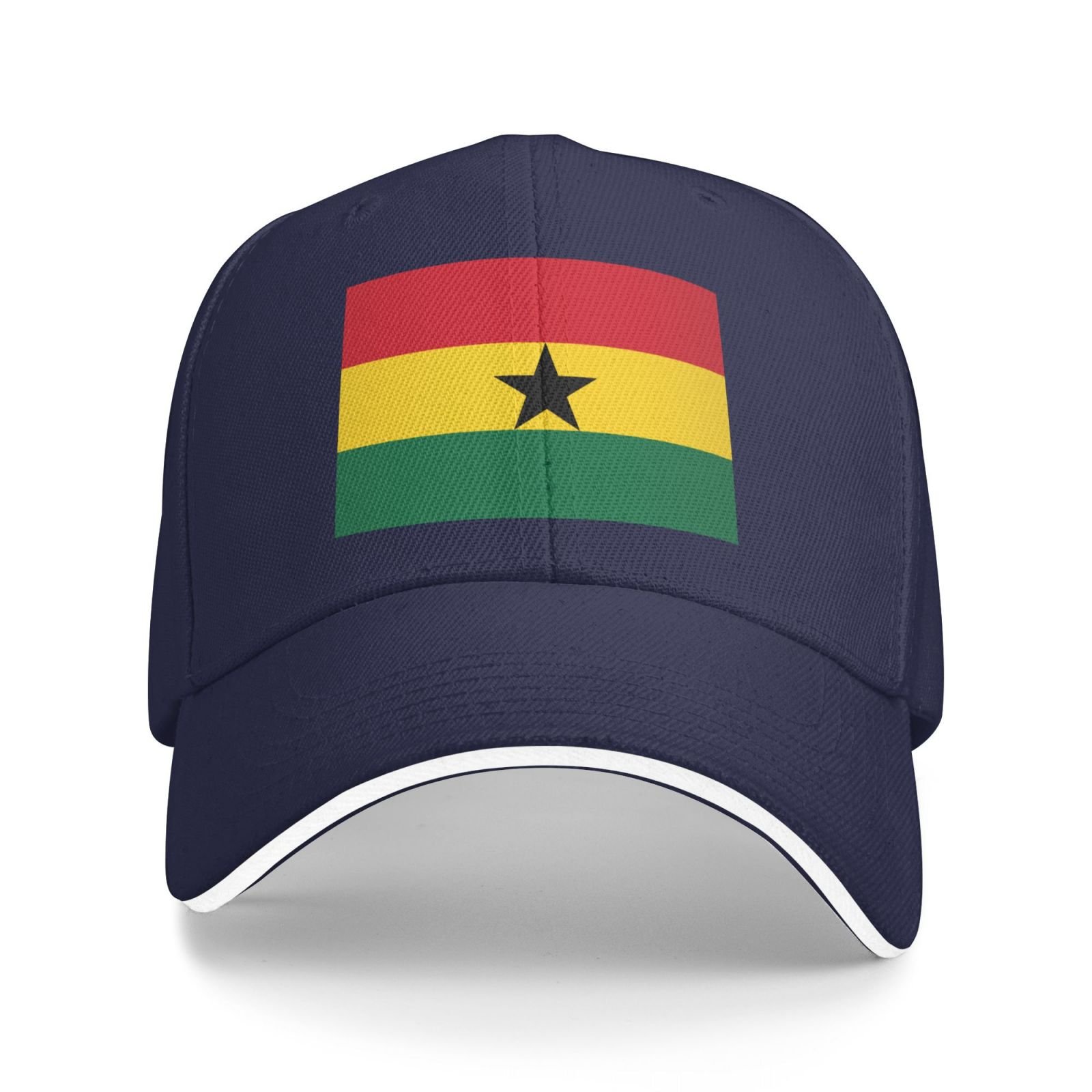 flag of ghana baseball cap stand with ghana hat support ghanaian trucker dad hat for men women