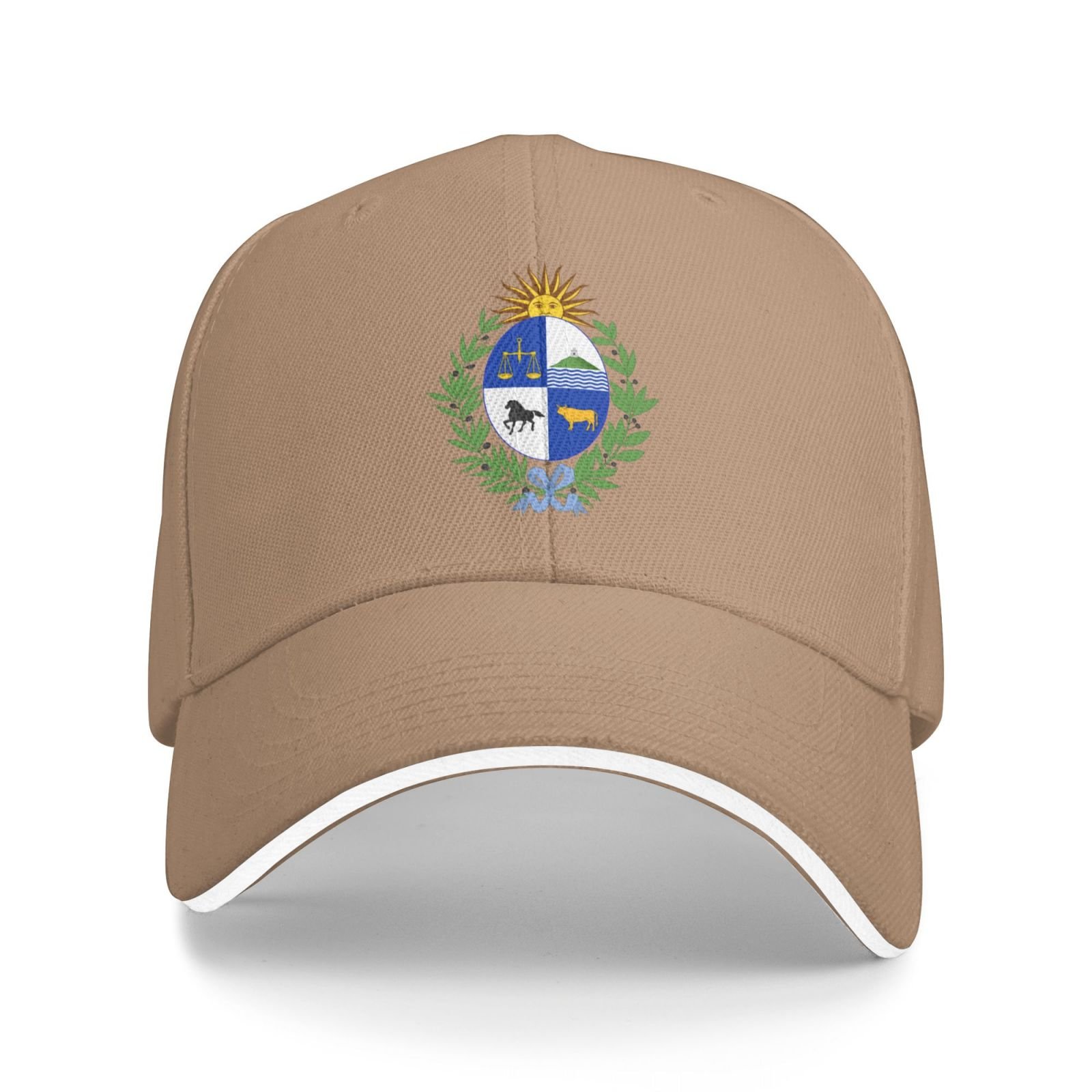 uruguay national emblem hat support uruguay coat of arms baseball cap uruguayan hat for women men adjustable hat