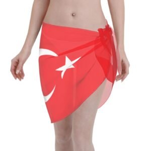 Turkey Women Short Sarongs Beach Wrap for Turks Swimsuit Short Skirt Chiffon Scarf