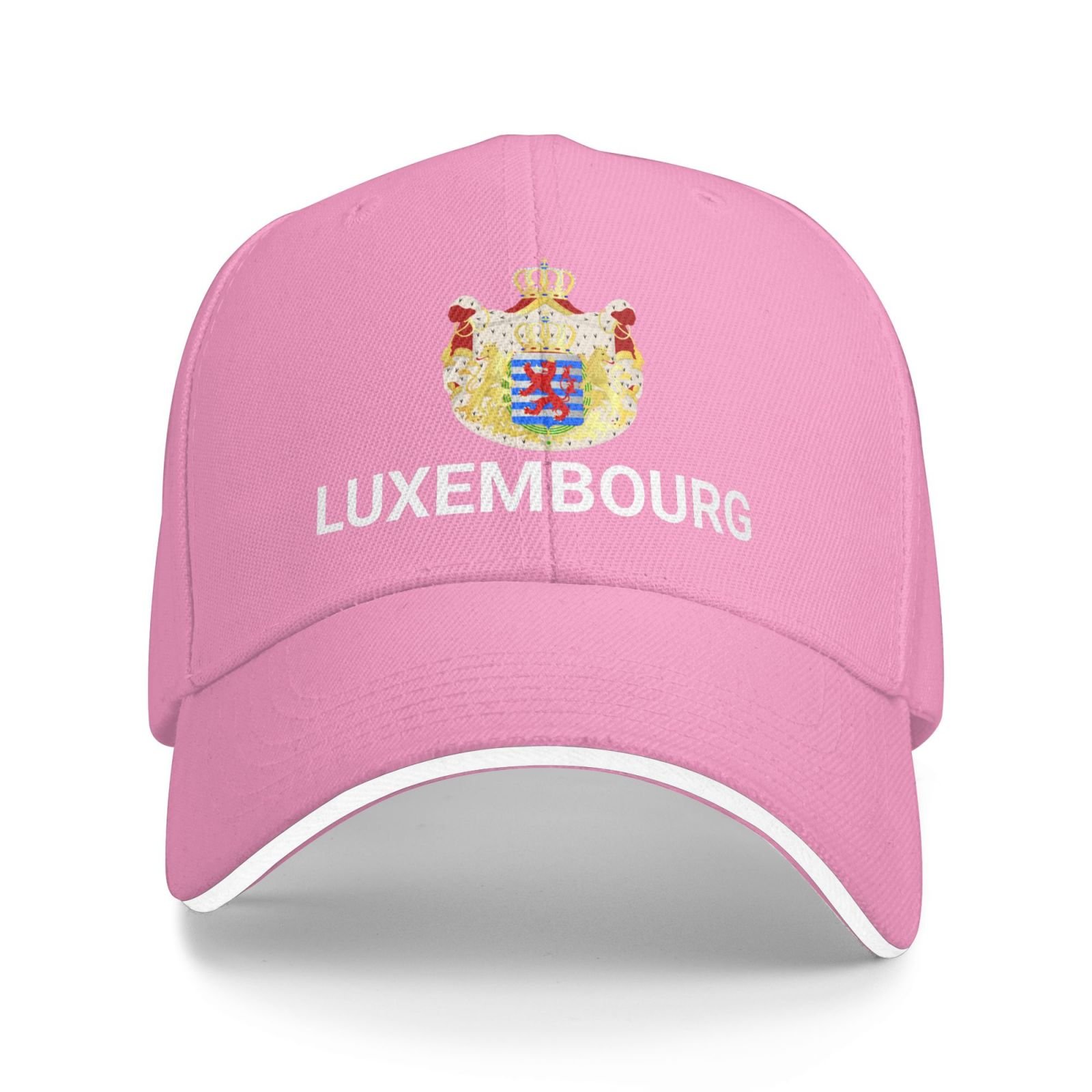 support luxembourg hat luxembourgian caps for men women i stand with luxembourg emblem coat of arms baseball cap