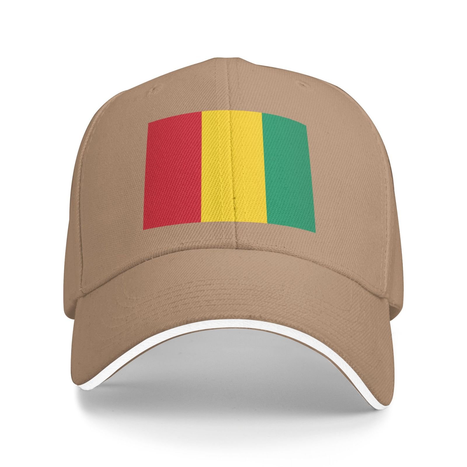flag of guinea baseball cap stand with guinea hat support guinean trucker dad hat for men women