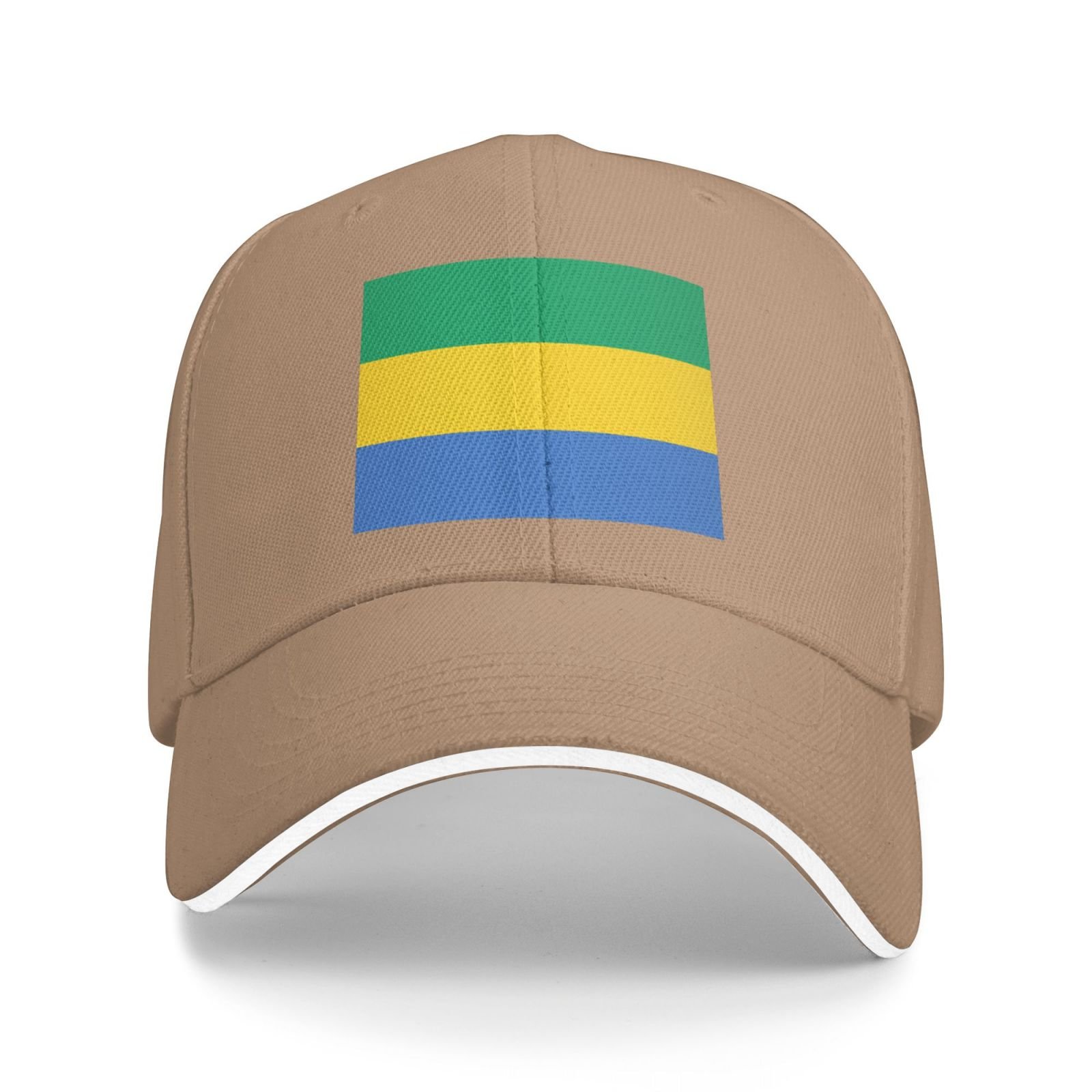 flag of gabon baseball cap stand with gabon hat support gabonese trucker dad hat for men women