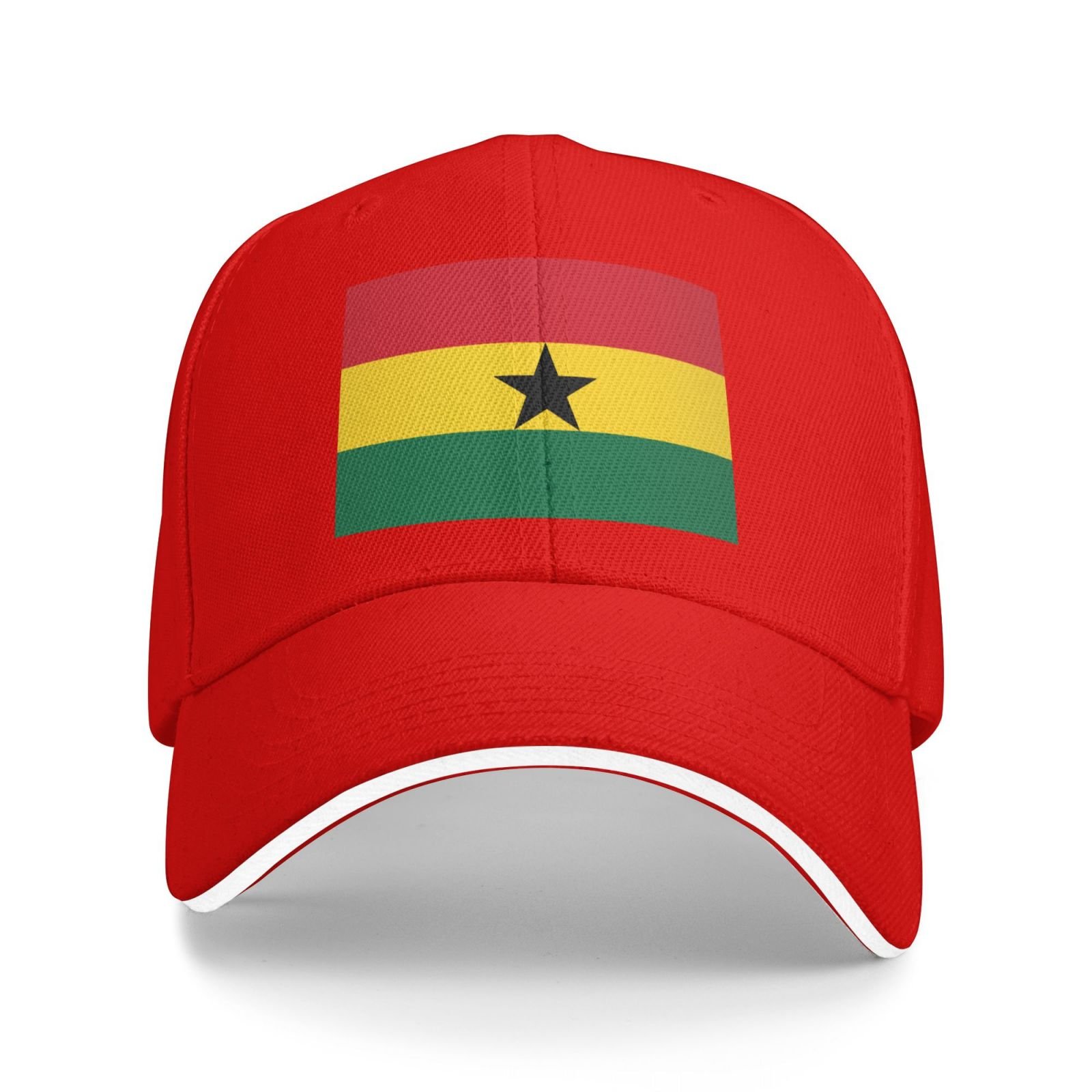 flag of ghana baseball cap stand with ghana hat support ghanaian trucker dad hat for men women