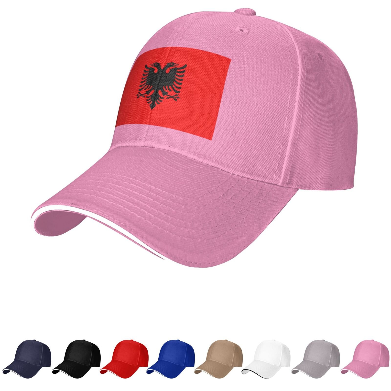 albania flag hat albanian caps for men women flag of albania baseball cap trucker dad hat