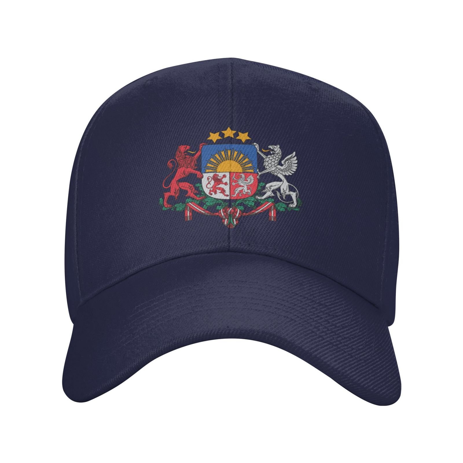 latvia hat for men women coat of arms of latvia baseball cap adjustable trucker dad hats