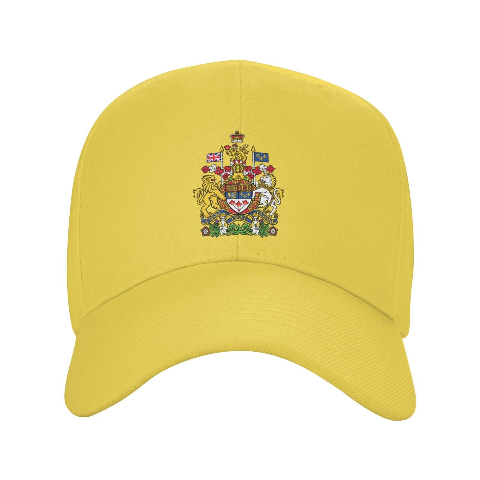 canada hat for men women coat of arms of canada baseball cap adjustable trucker dad hats
