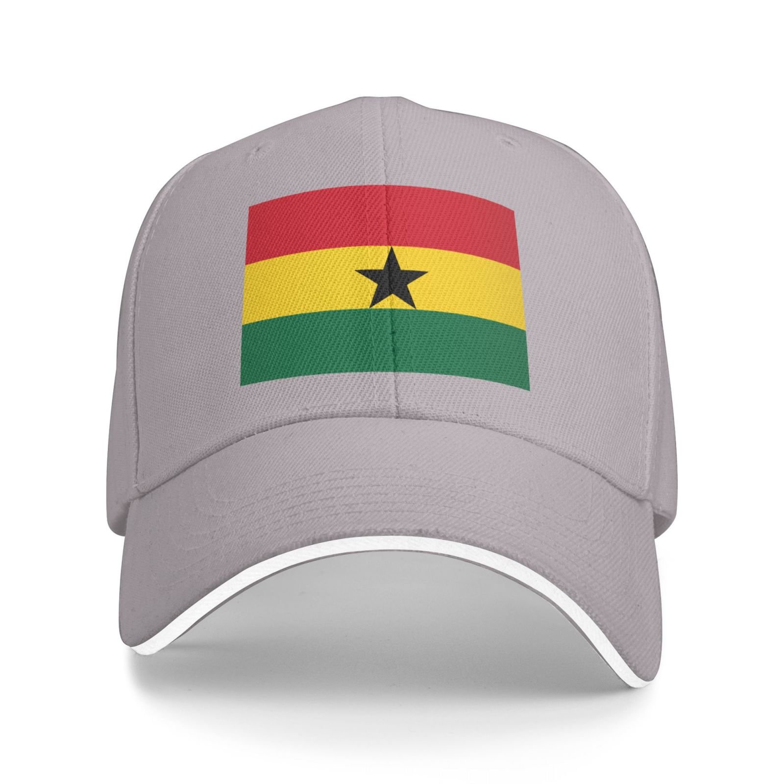 flag of ghana baseball cap stand with ghana hat support ghanaian trucker dad hat for men women