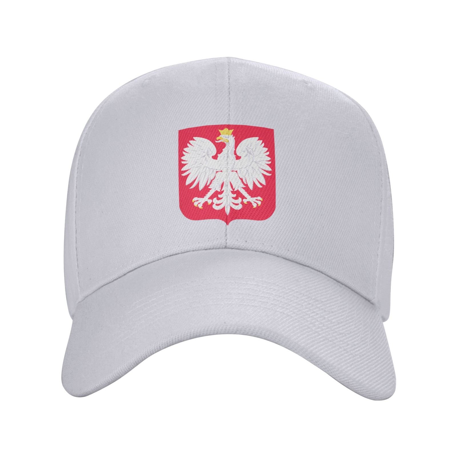 poland hat for men women coat of arms of poland baseball cap adjustable trucker dad hats