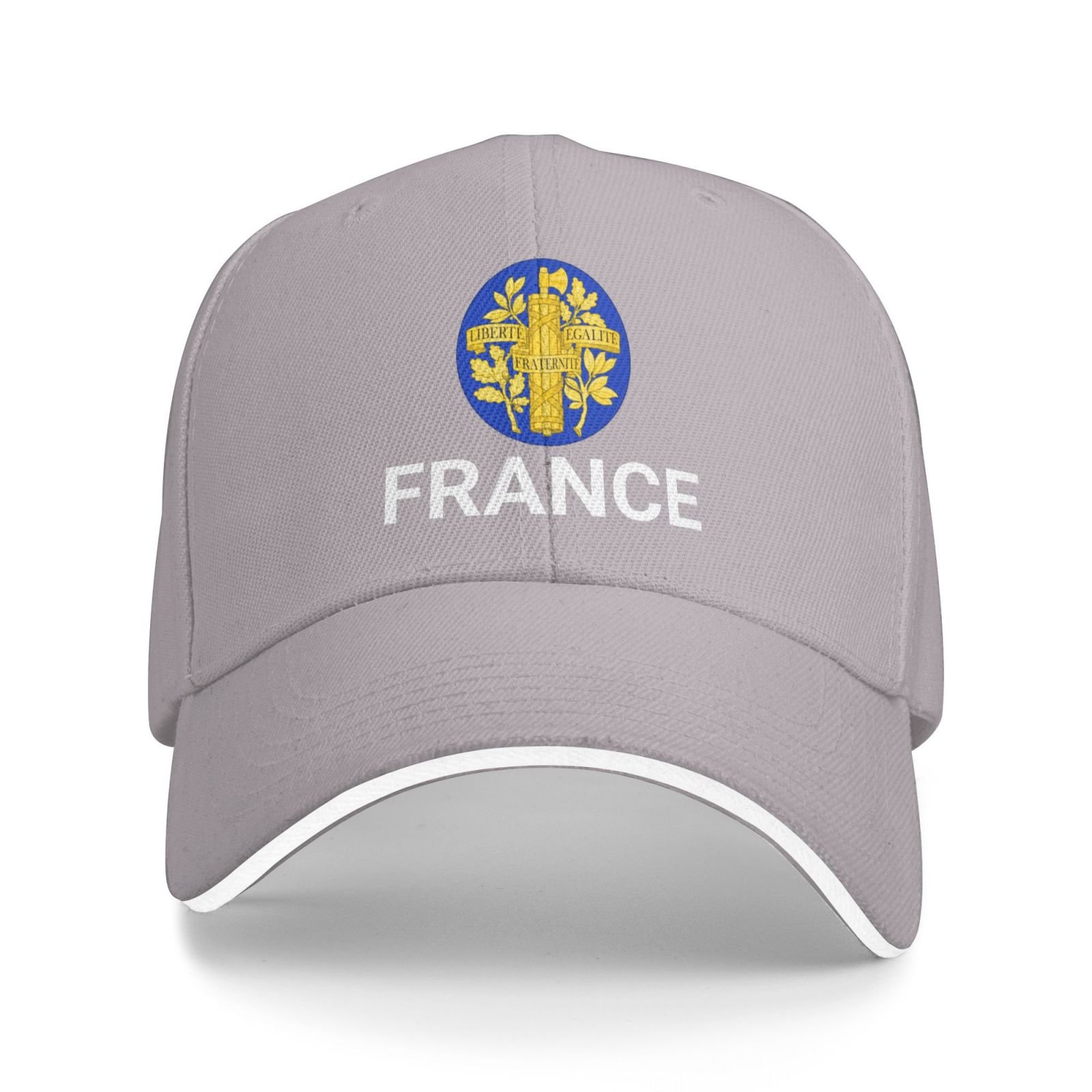 support france hat french caps for men women i stand with france emblem coat of arms baseball cap