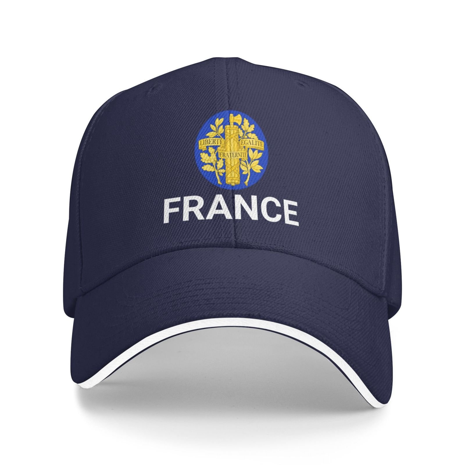 support france hat french caps for men women i stand with france emblem coat of arms baseball cap