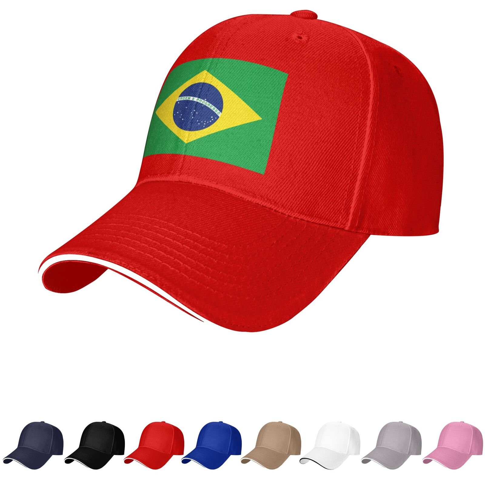 brazil flag hat brazilians caps for men women flag of brazil baseball cap trucker dad hat
