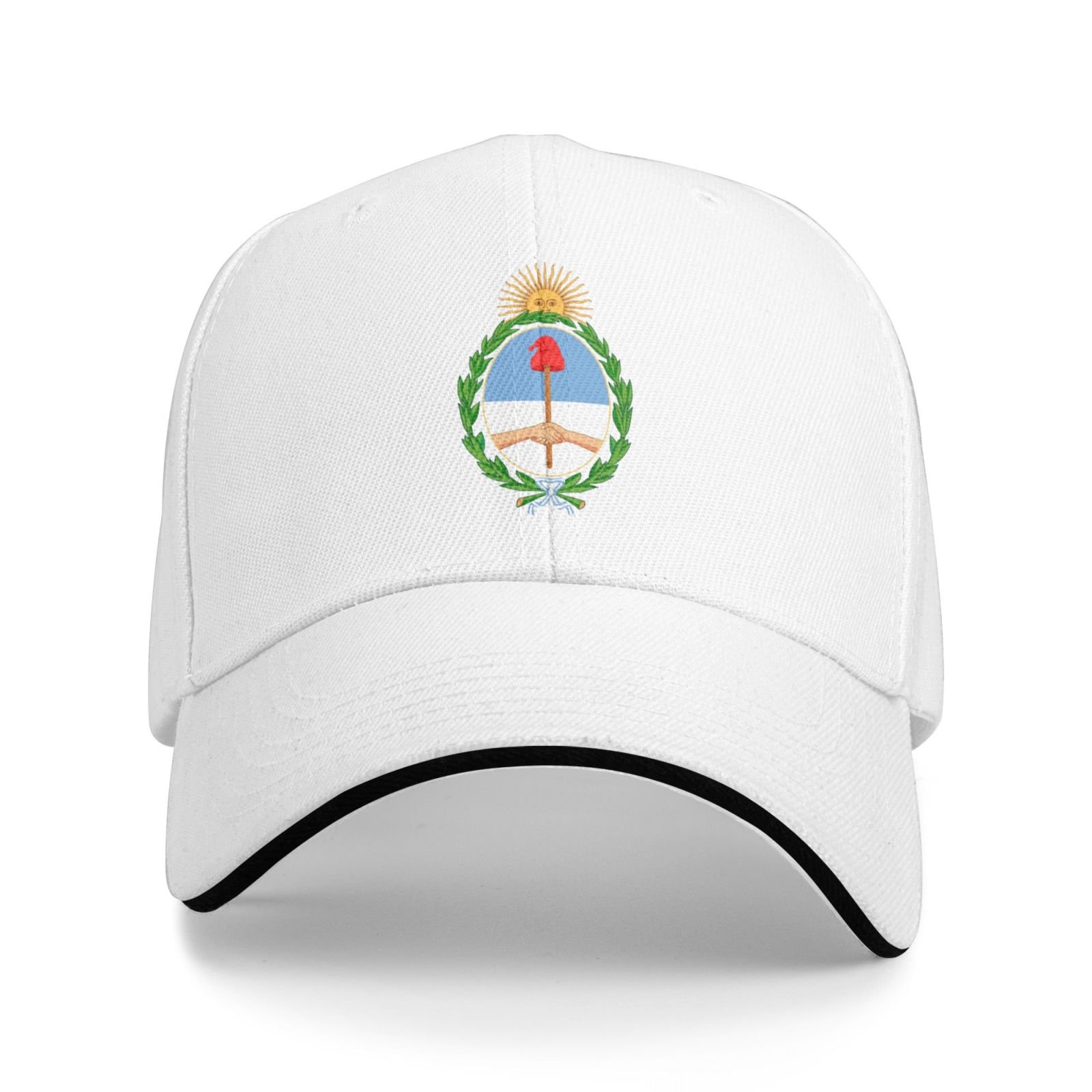 argentina national emblem hat support argentina coat of arms baseball cap argentinean hat for women men adjustable hat