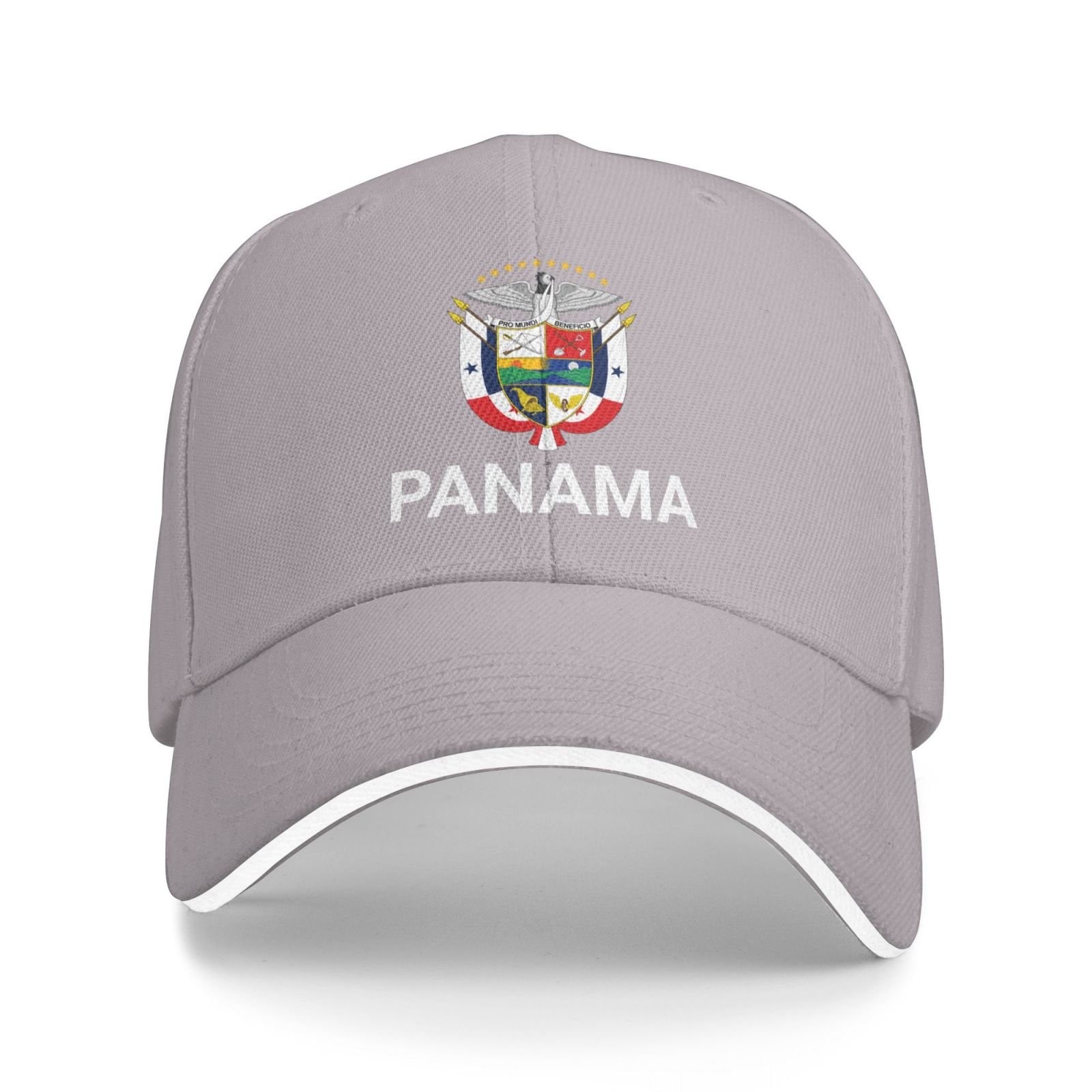 support panama hat panamanian caps for men women i stand with panama emblem coat of arms baseball cap