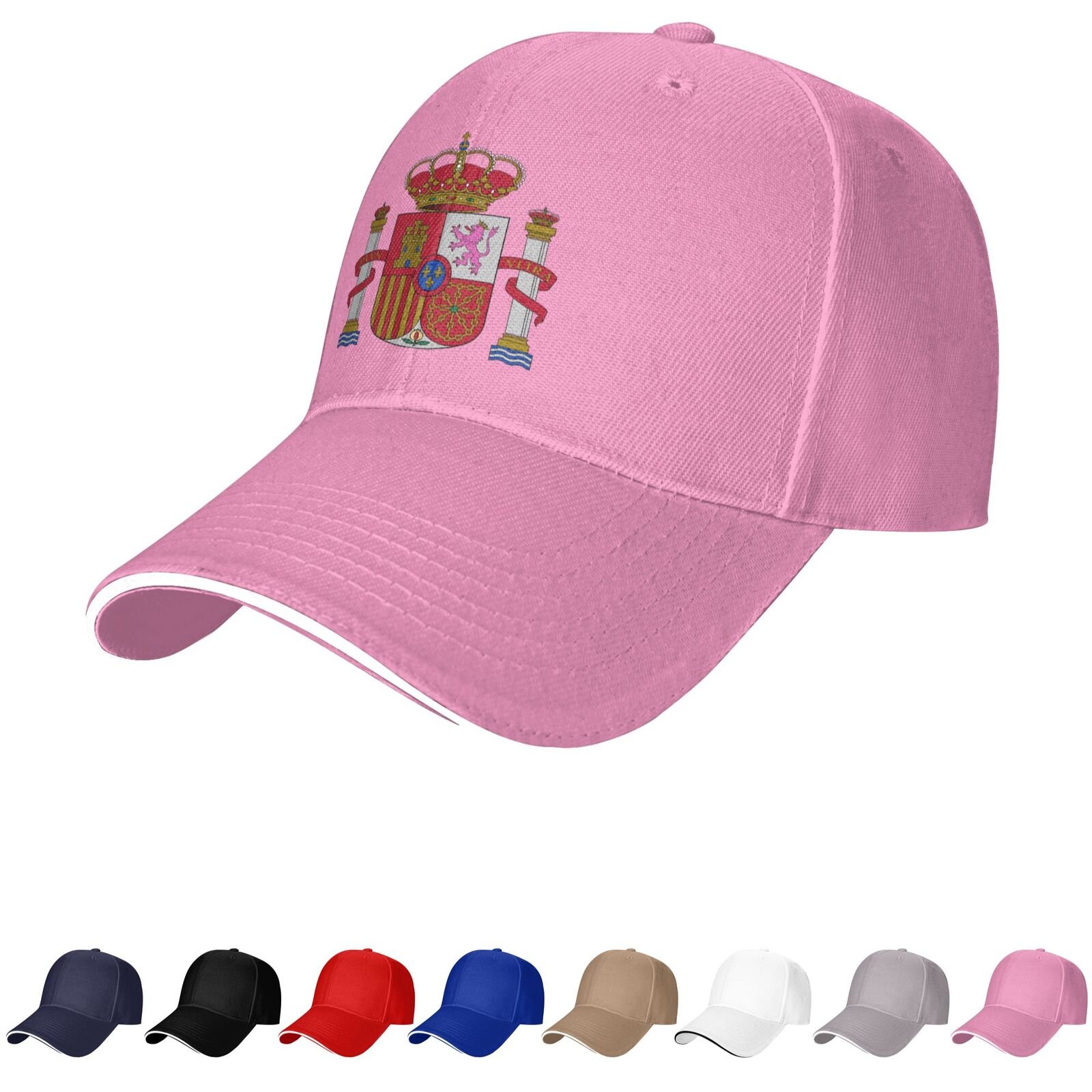 spain emblem hat spanish caps for men women coat of arms of spain baseball cap trucker dad hat