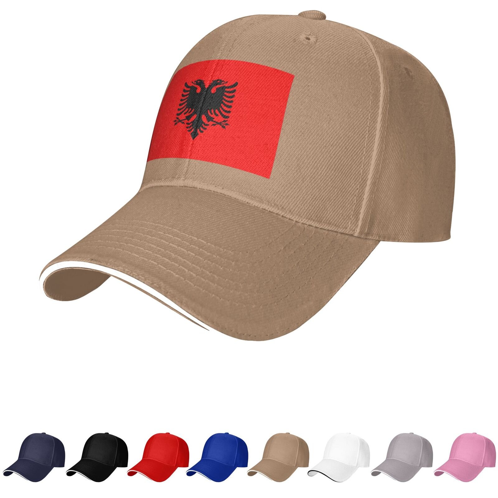 albania flag hat albanian caps for men women flag of albania baseball cap trucker dad hat
