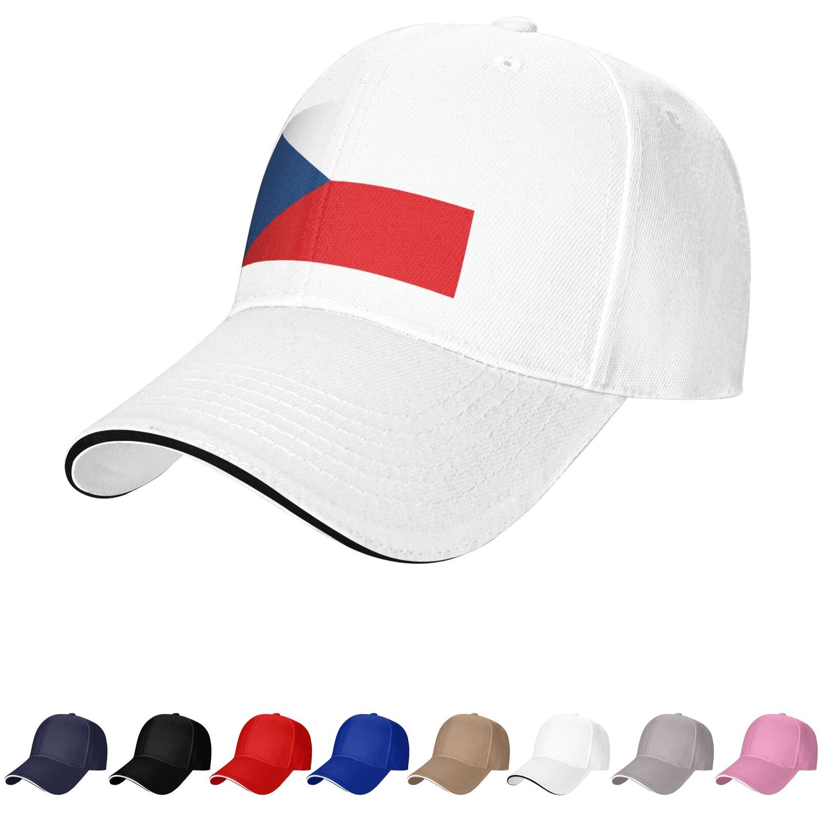 czech flag hat czech caps for men women flag of czech baseball cap trucker dad hat